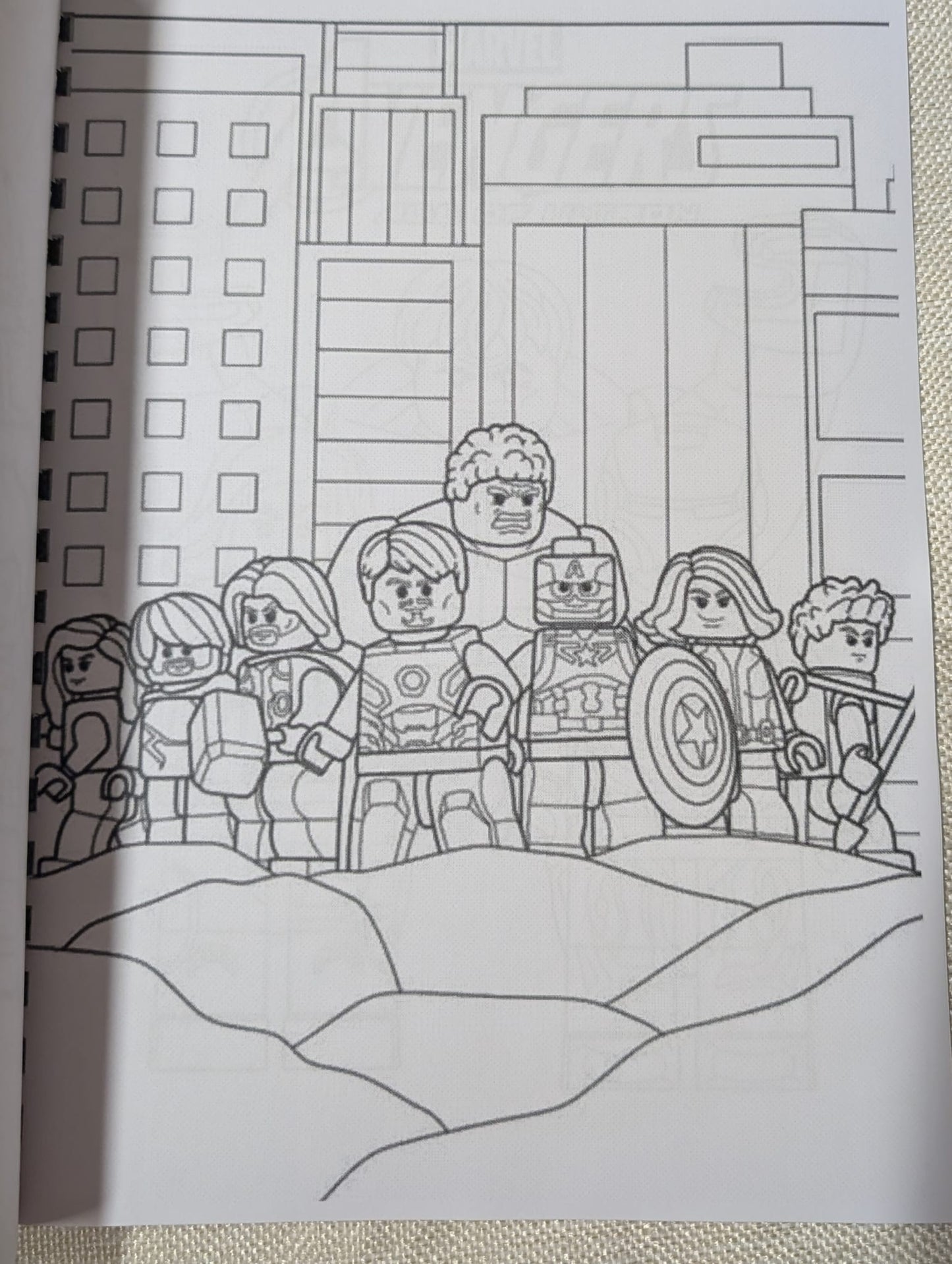 Lego Avengers Colouring Book