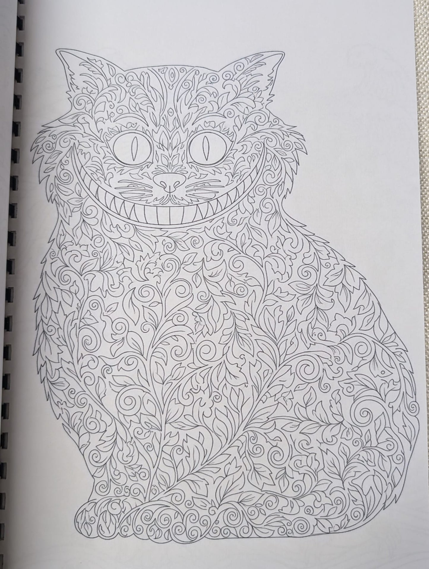 Alice in Wonderland Inspired Colouring Book