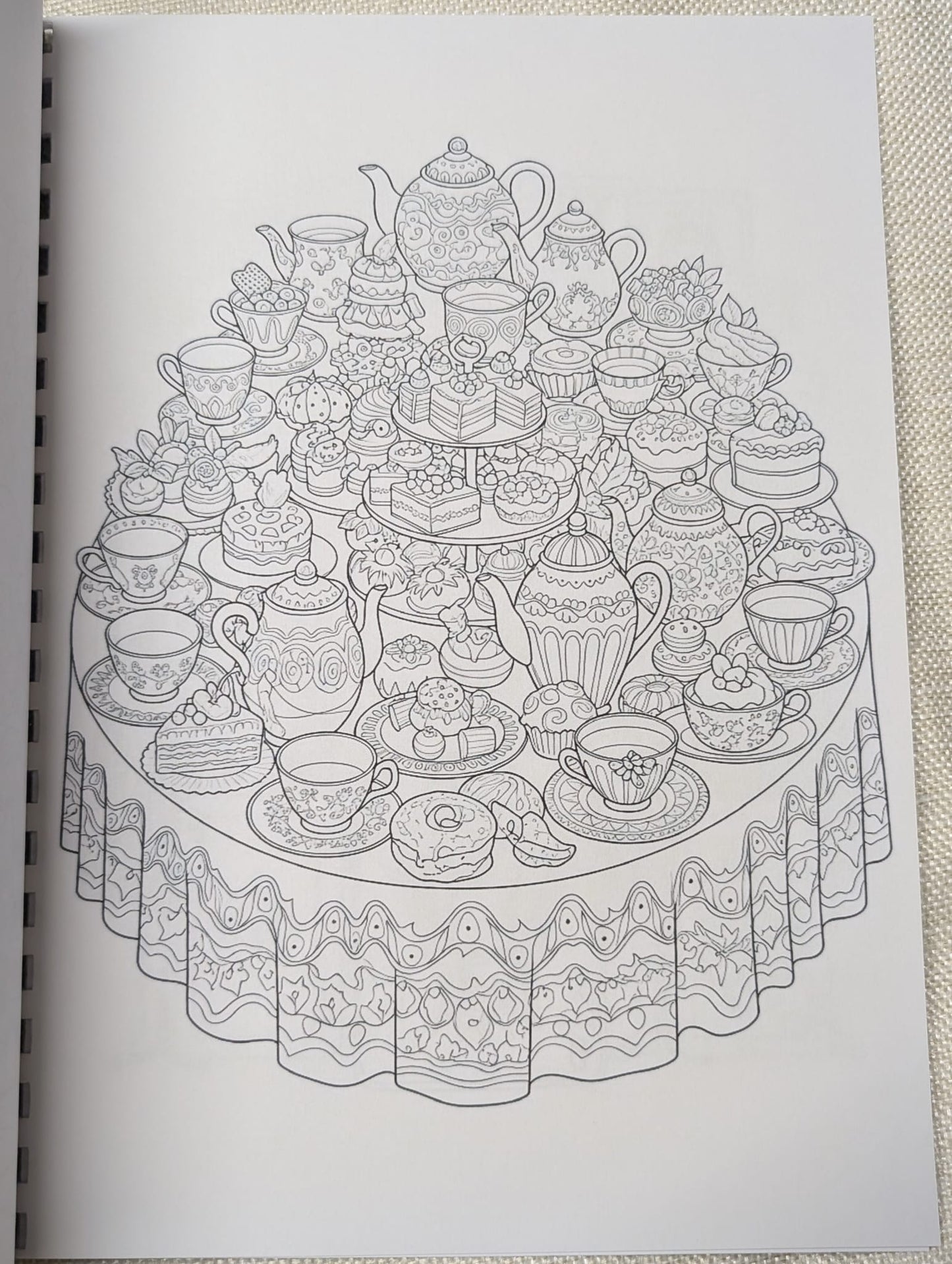 Alice in Wonderland Inspired Colouring Book