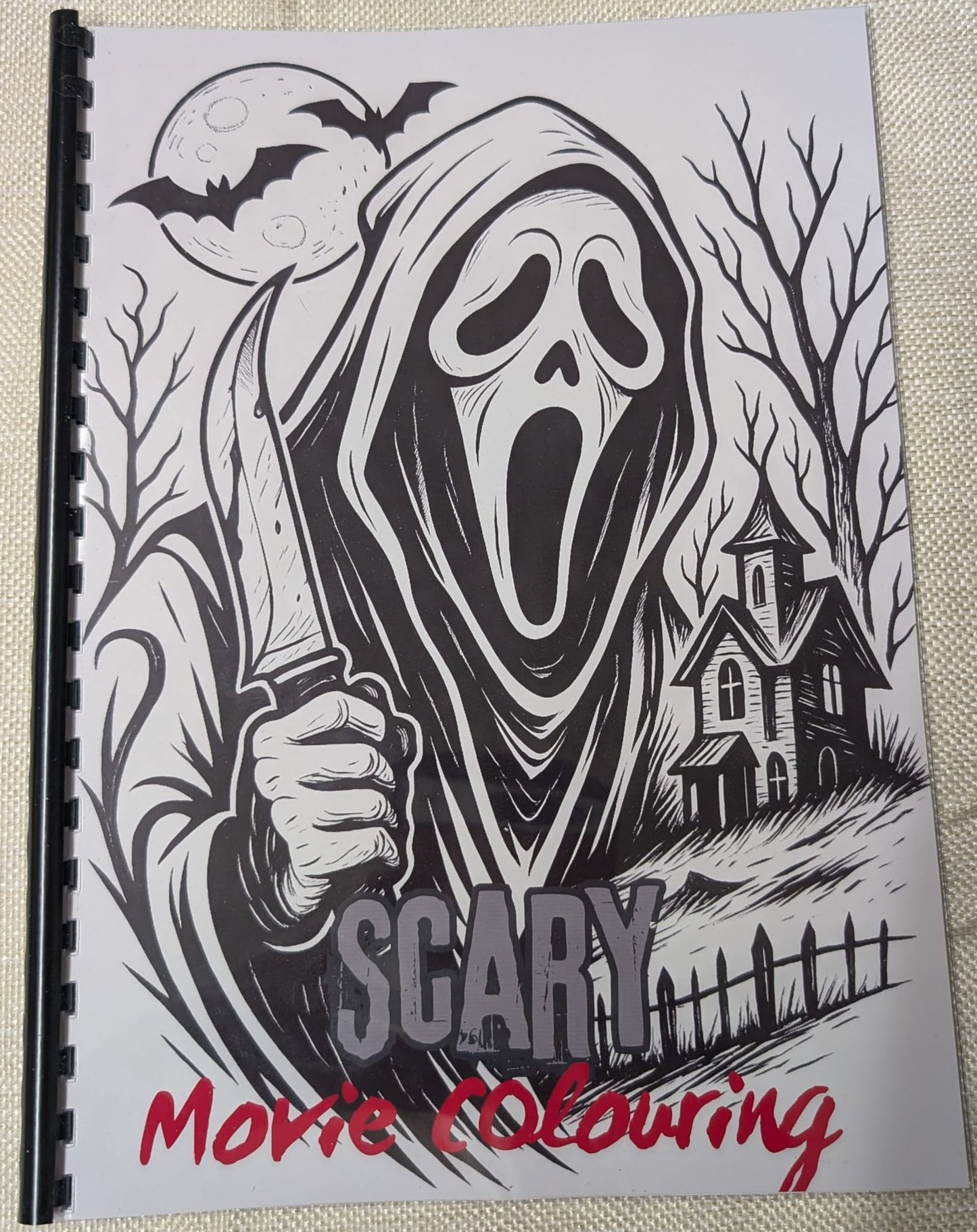 Scary Movie Colouring Book