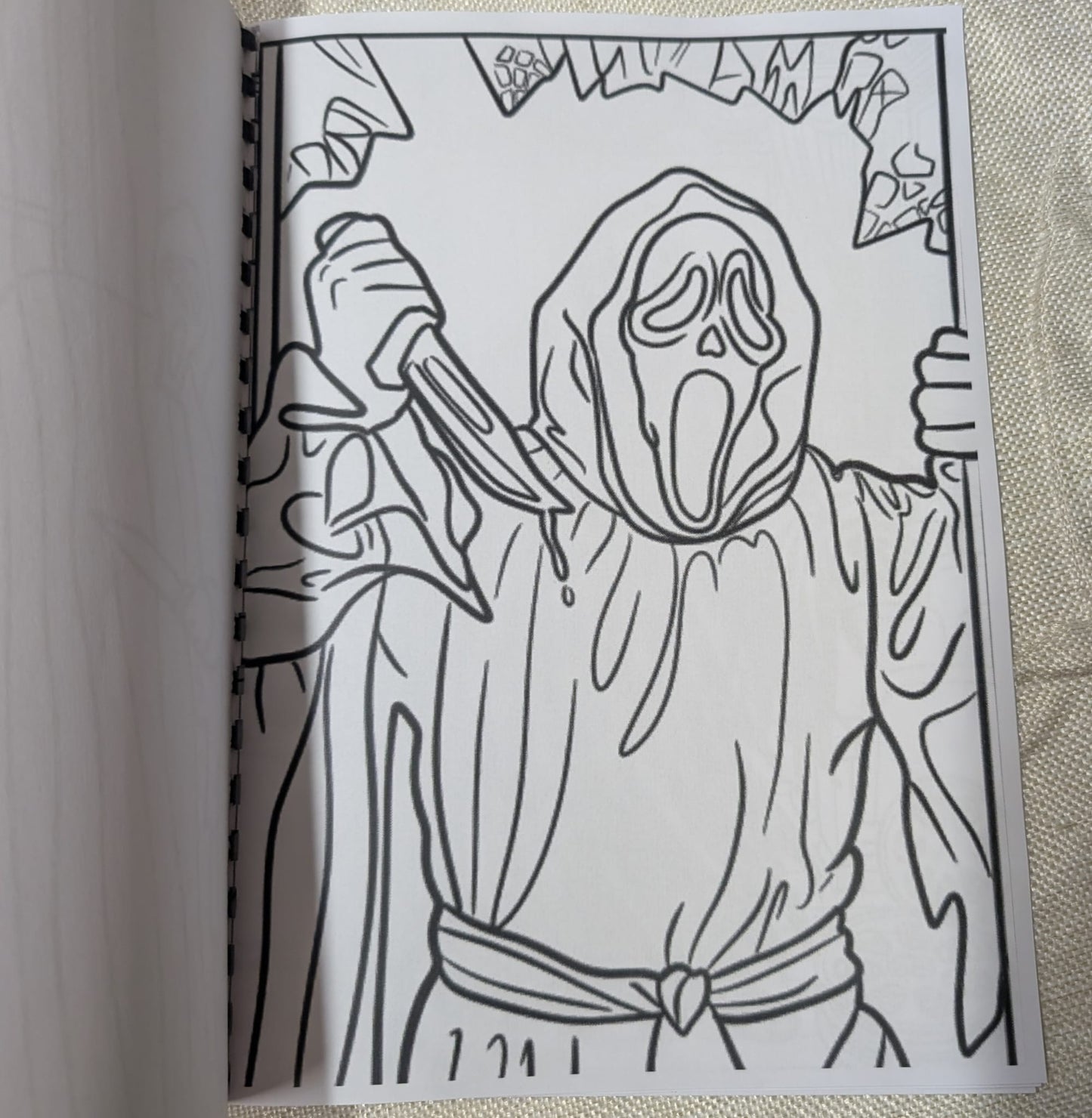 Scary Movie Colouring Book