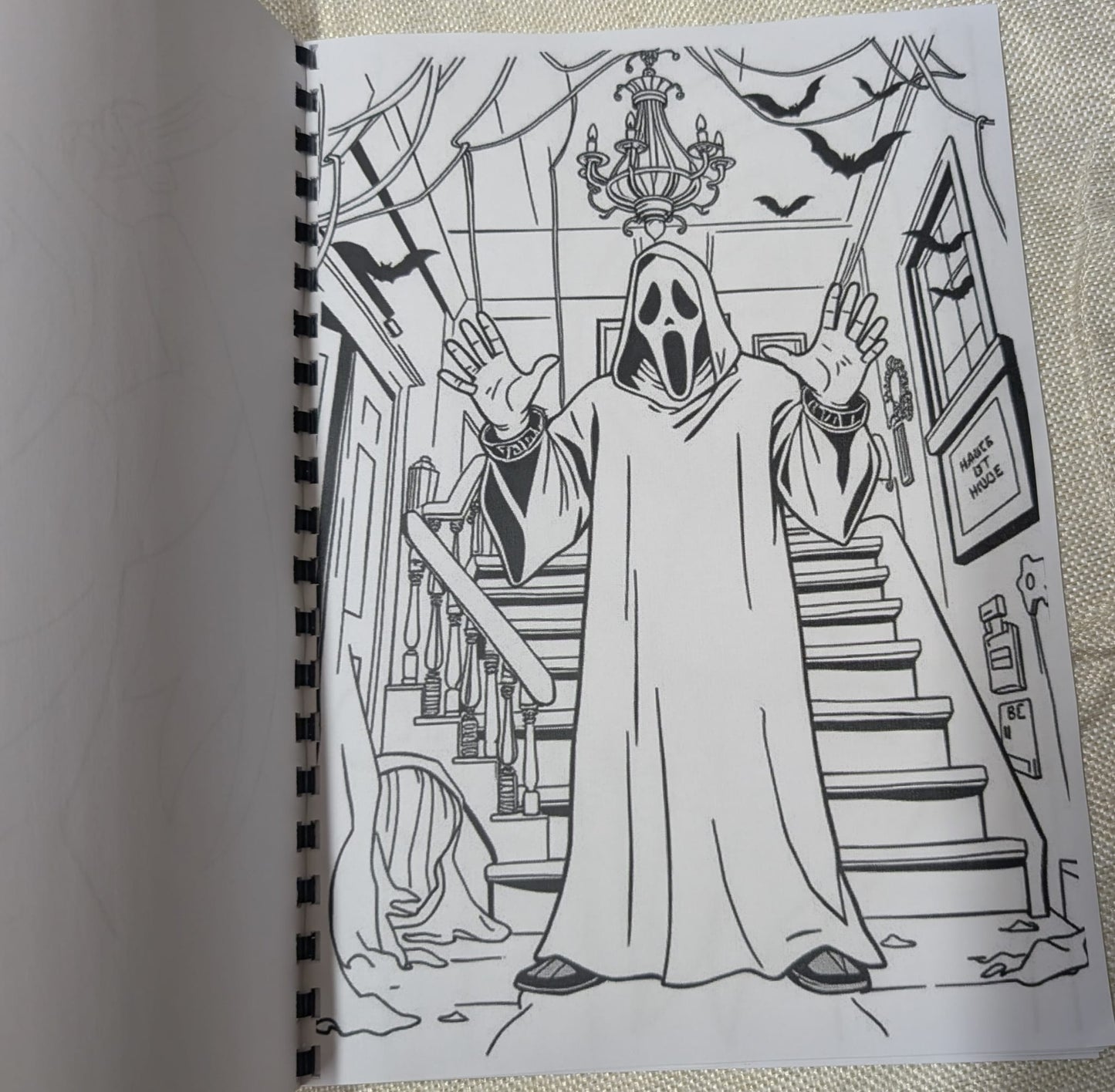 Scary Movie Colouring Book
