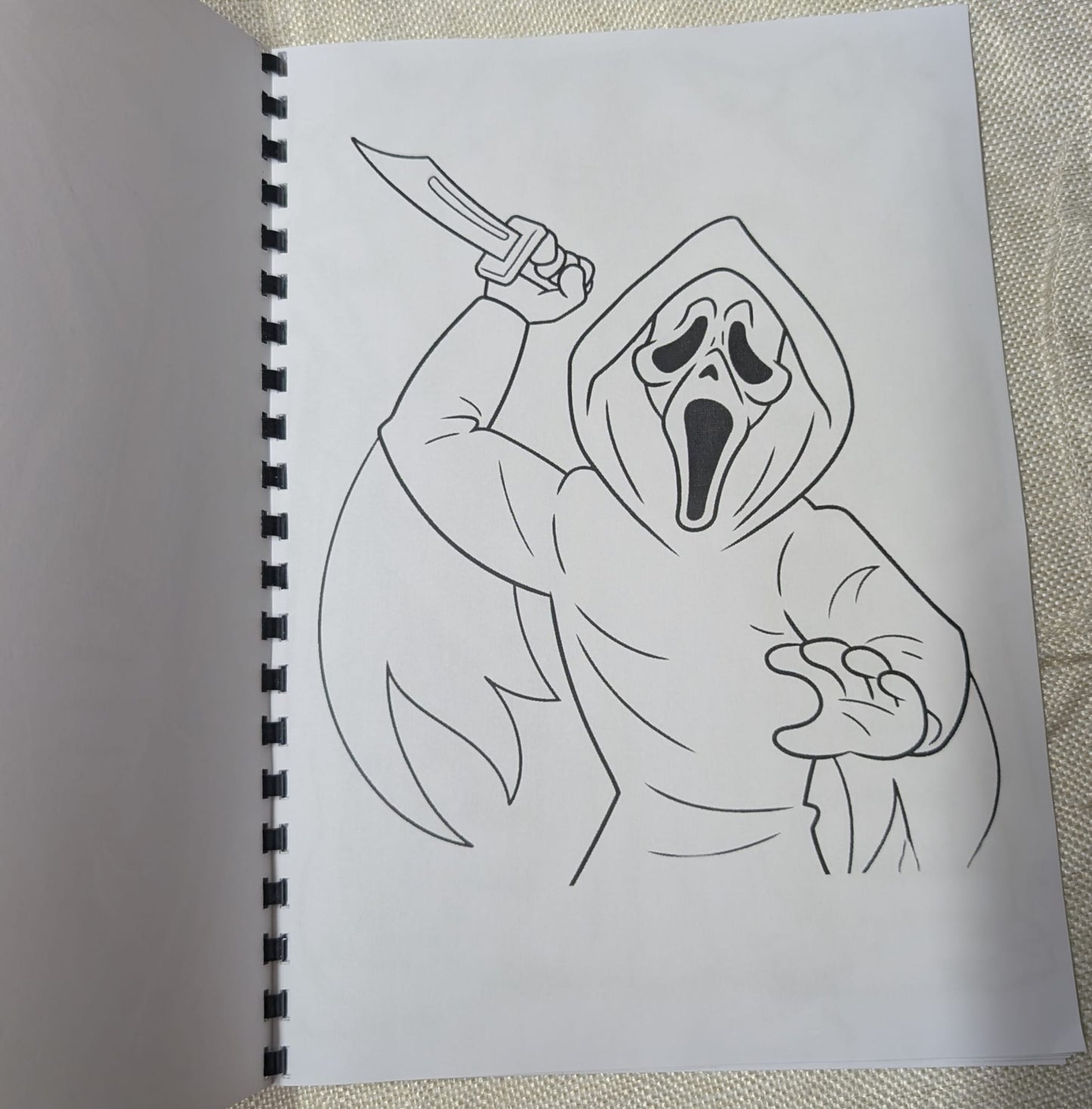 Scary Movie Colouring Book