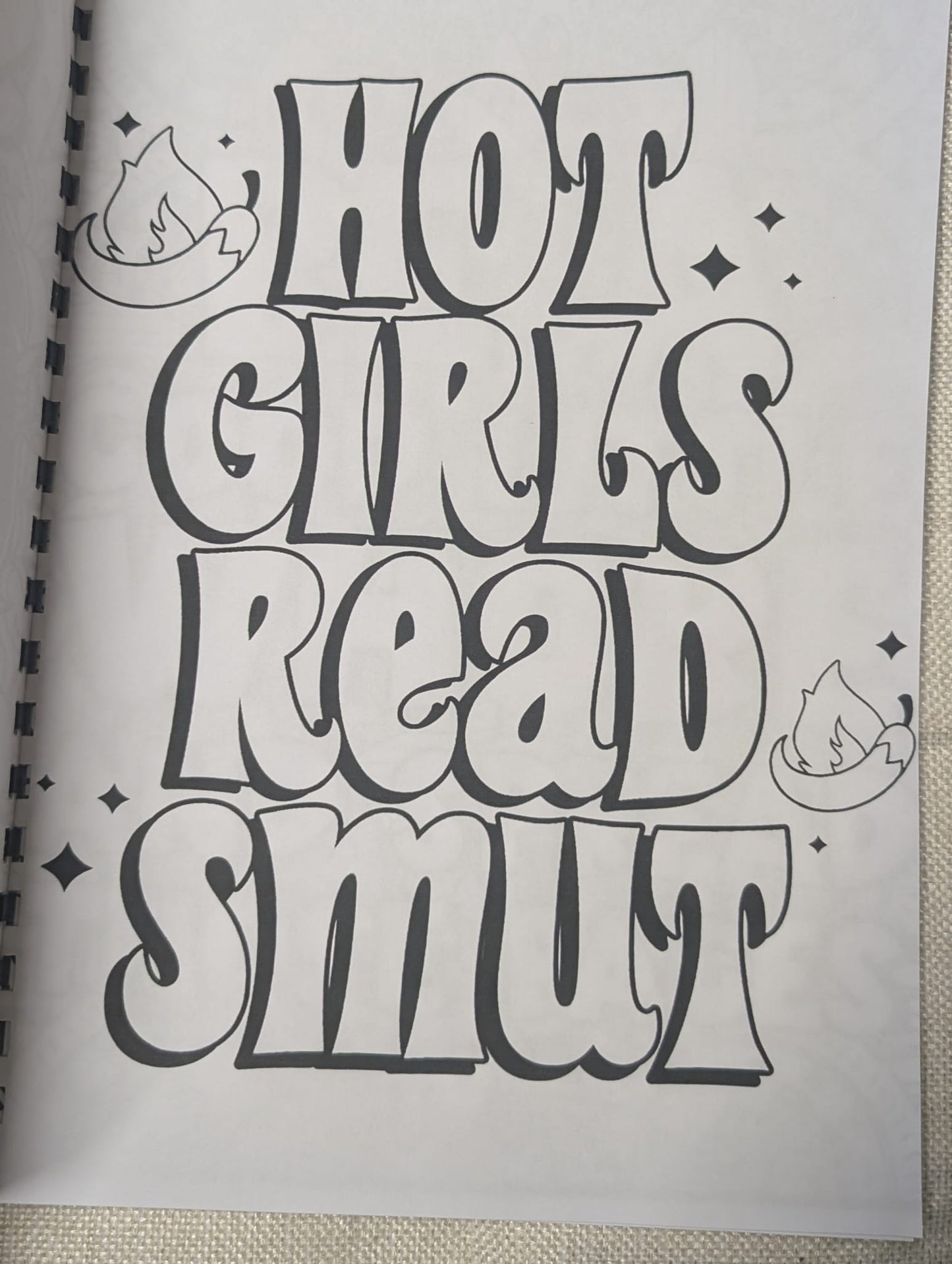 Smutty Book Lovers Colouring Book