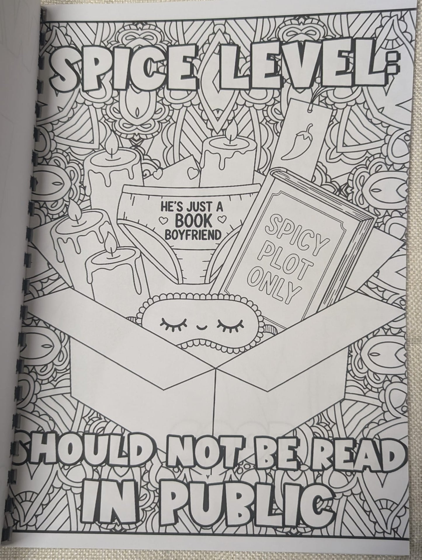 Smutty Book Lovers Colouring Book