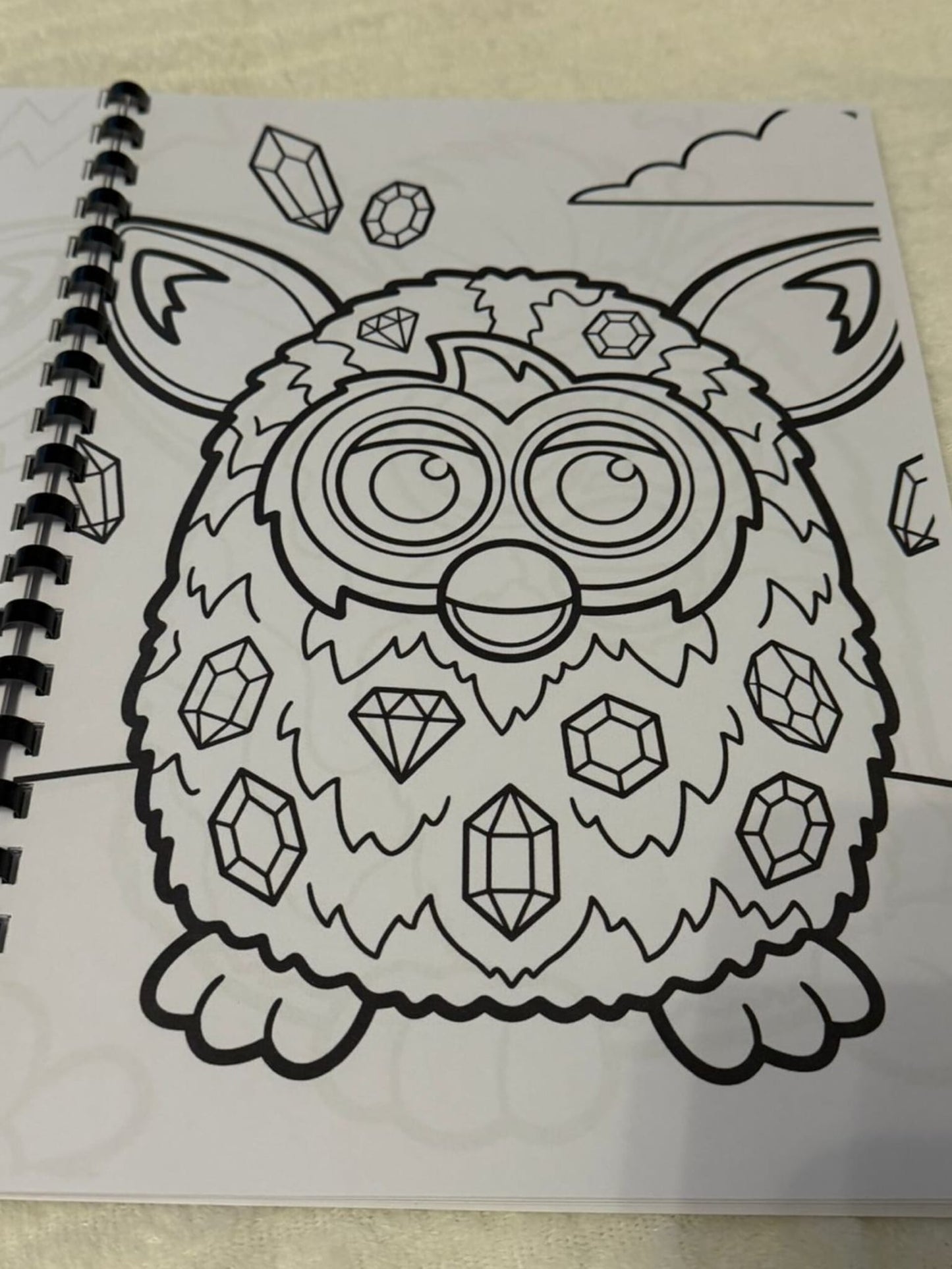 Furby Inspired Colouring Book
