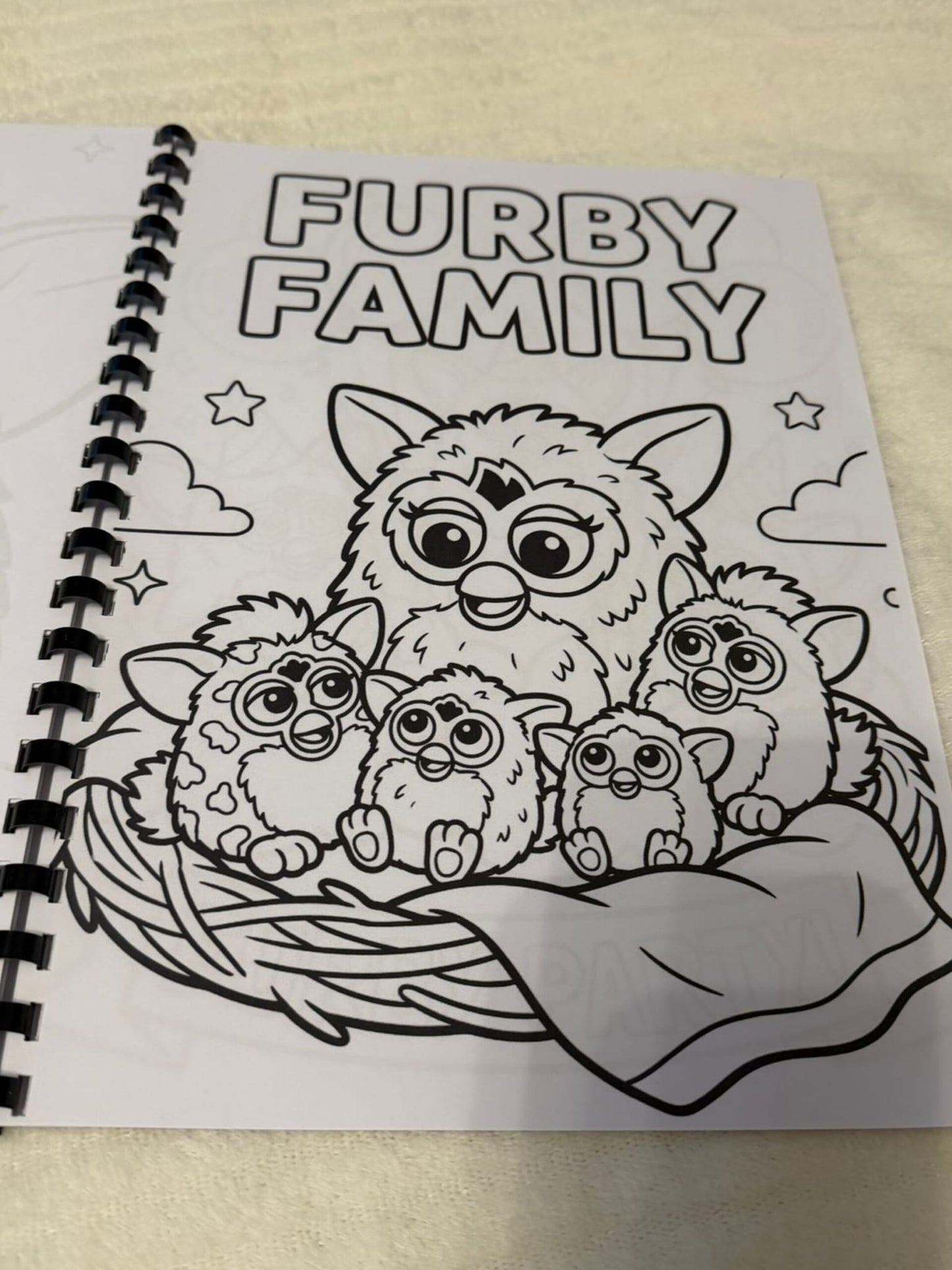 Furby Inspired Colouring Book