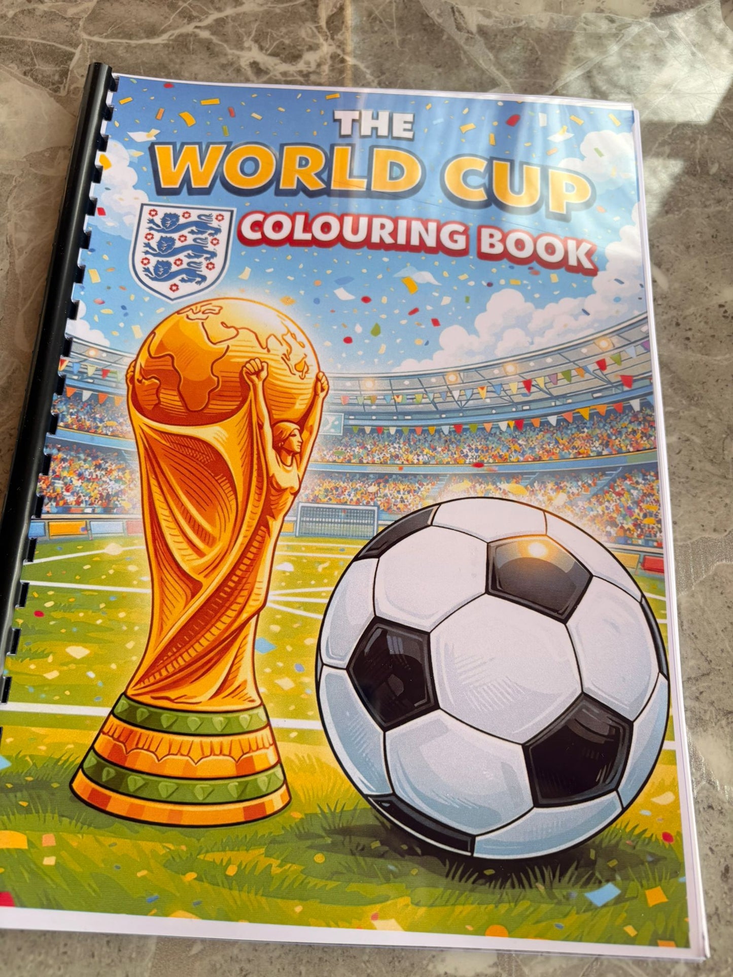 England World Cup 2026 Colouring Book