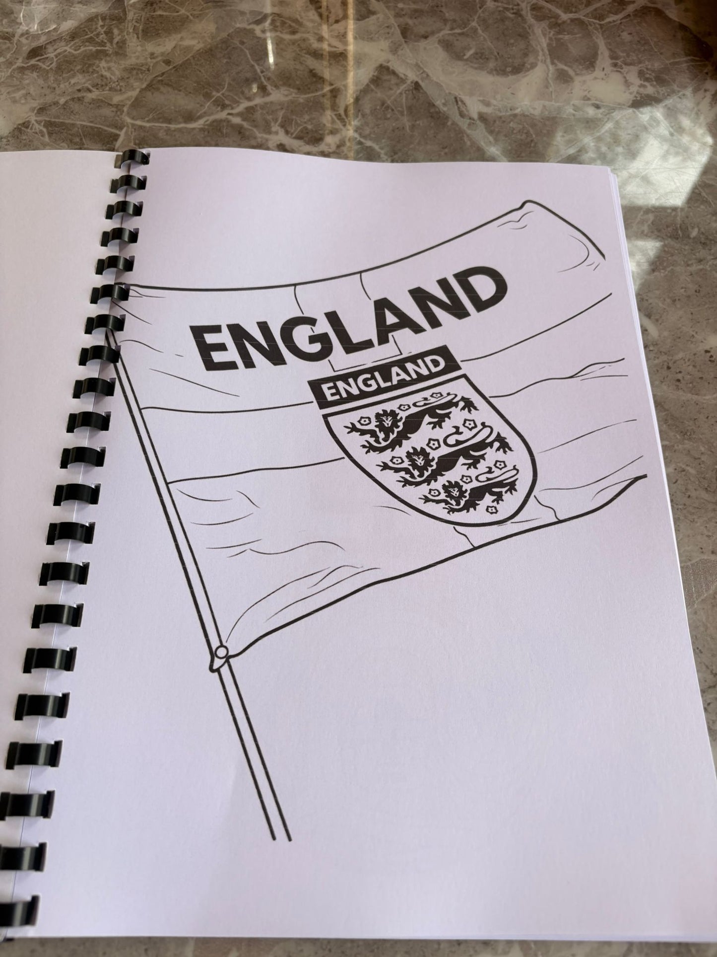 England World Cup 2026 Colouring Book