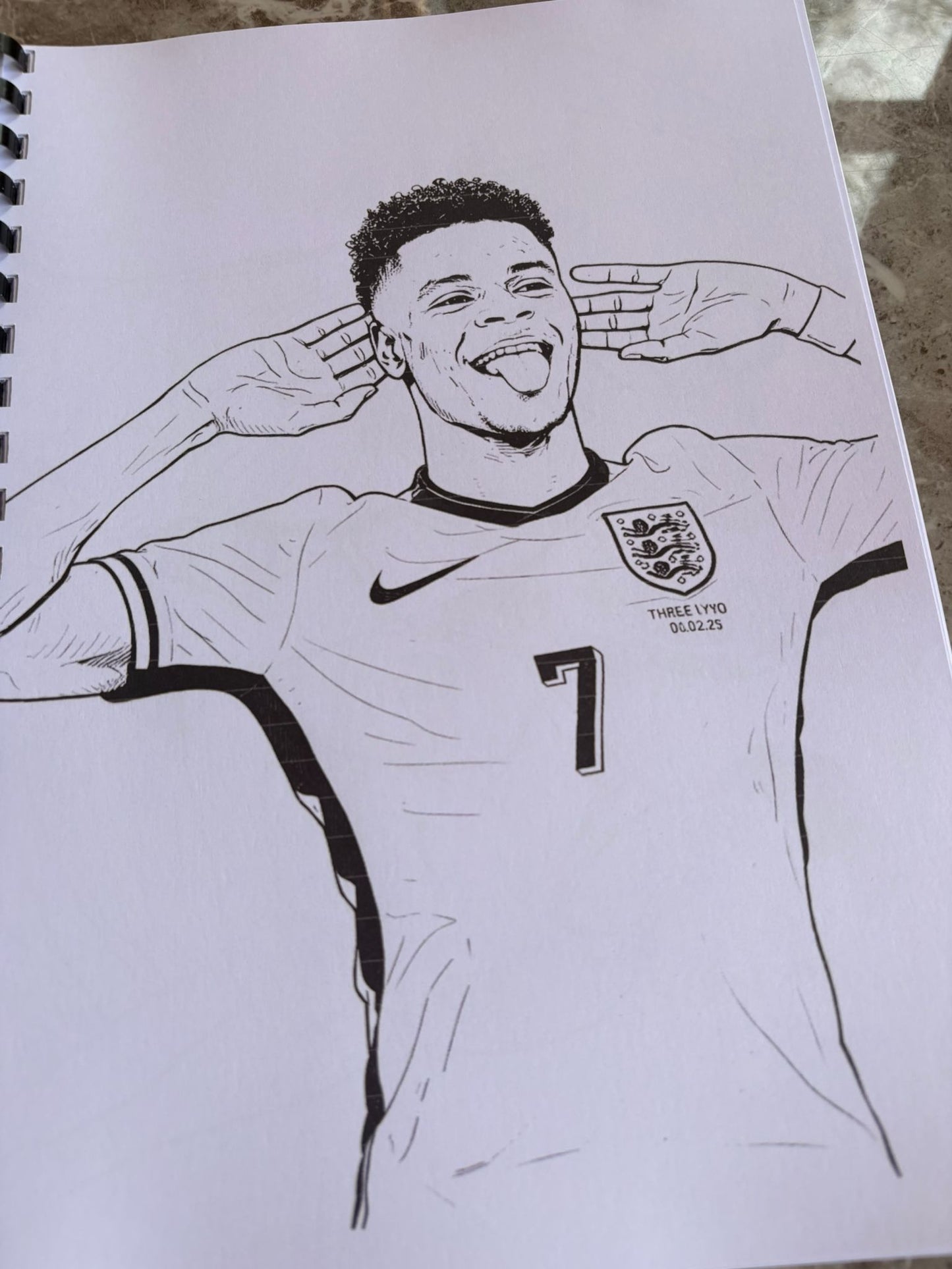 England World Cup 2026 Colouring Book