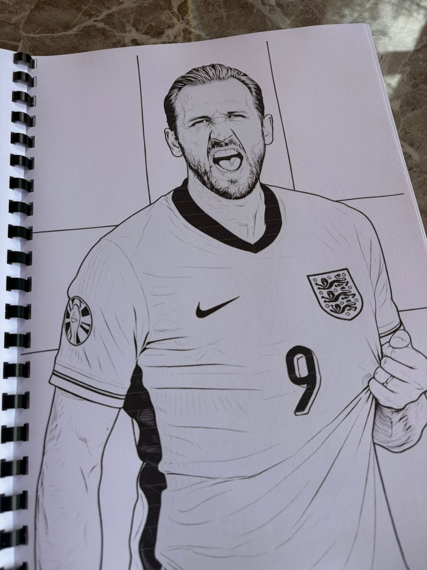 England World Cup 2026 Colouring Book
