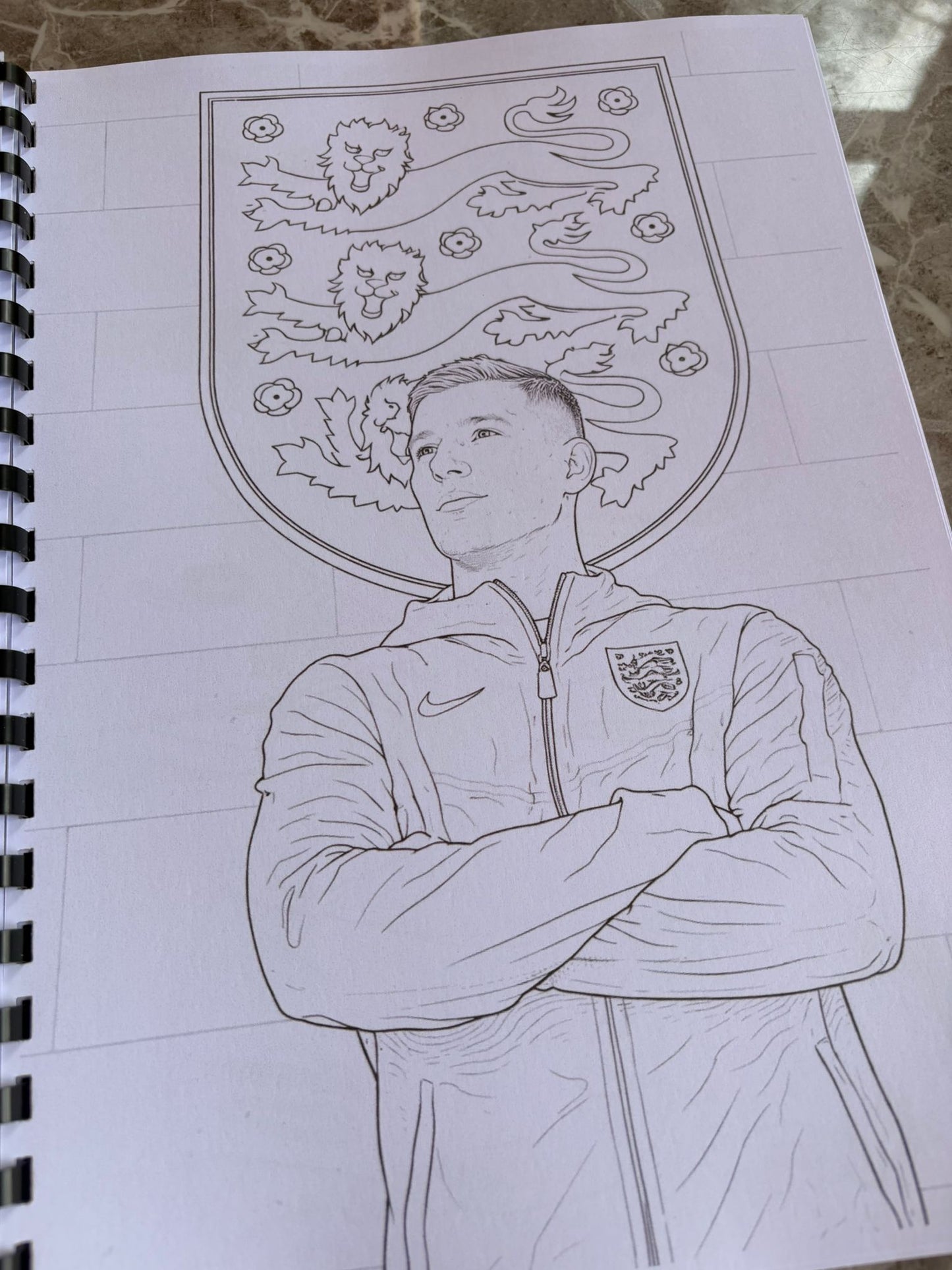 England World Cup 2026 Colouring Book