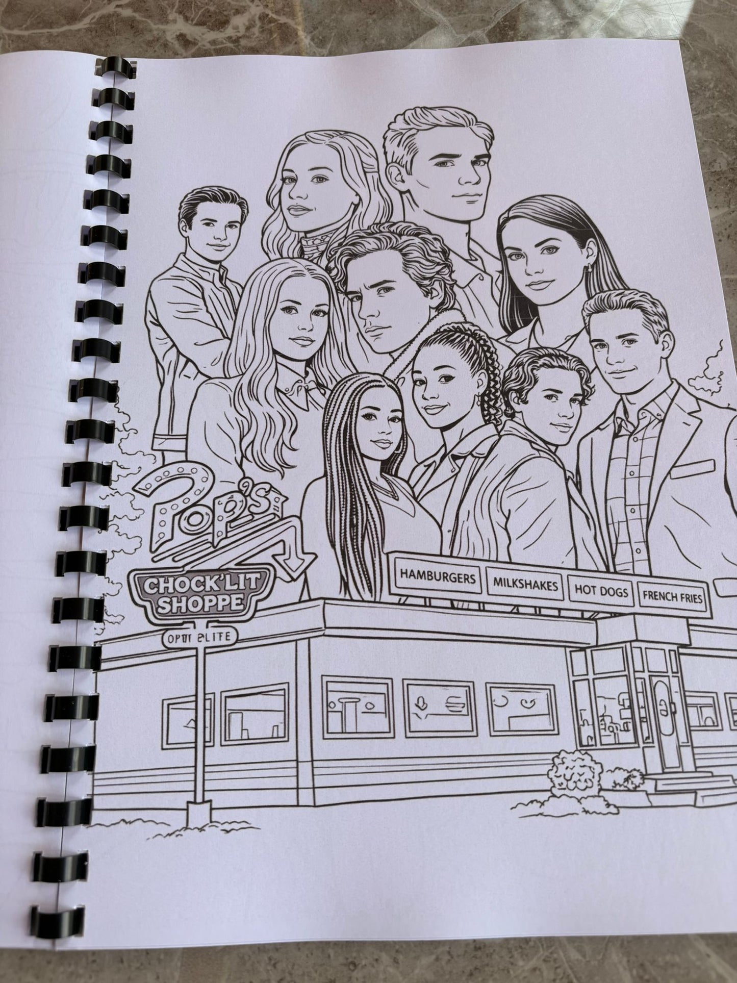 Riverdale Inspired Colouring Book