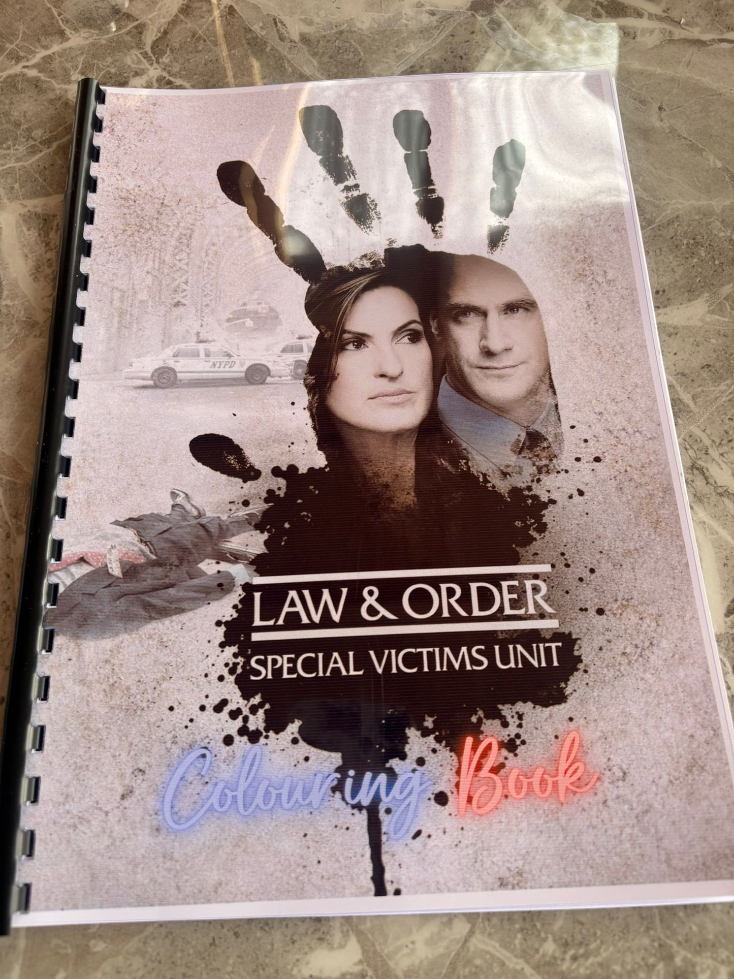 Law & Order Inspired Colouring Book