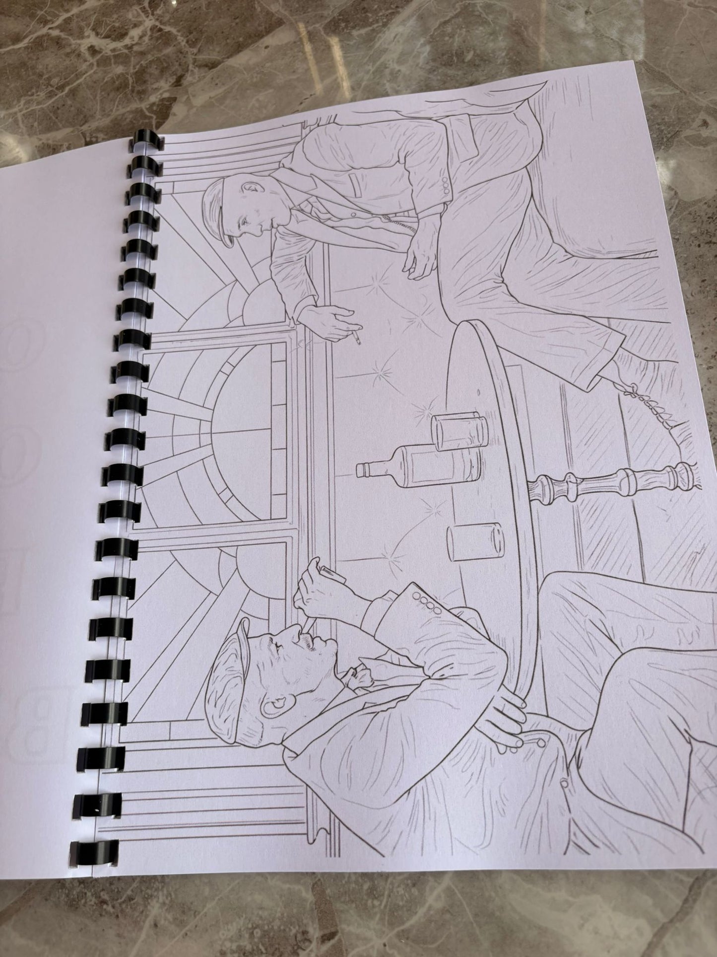 Peaky Blinders Inspired Colouring Book