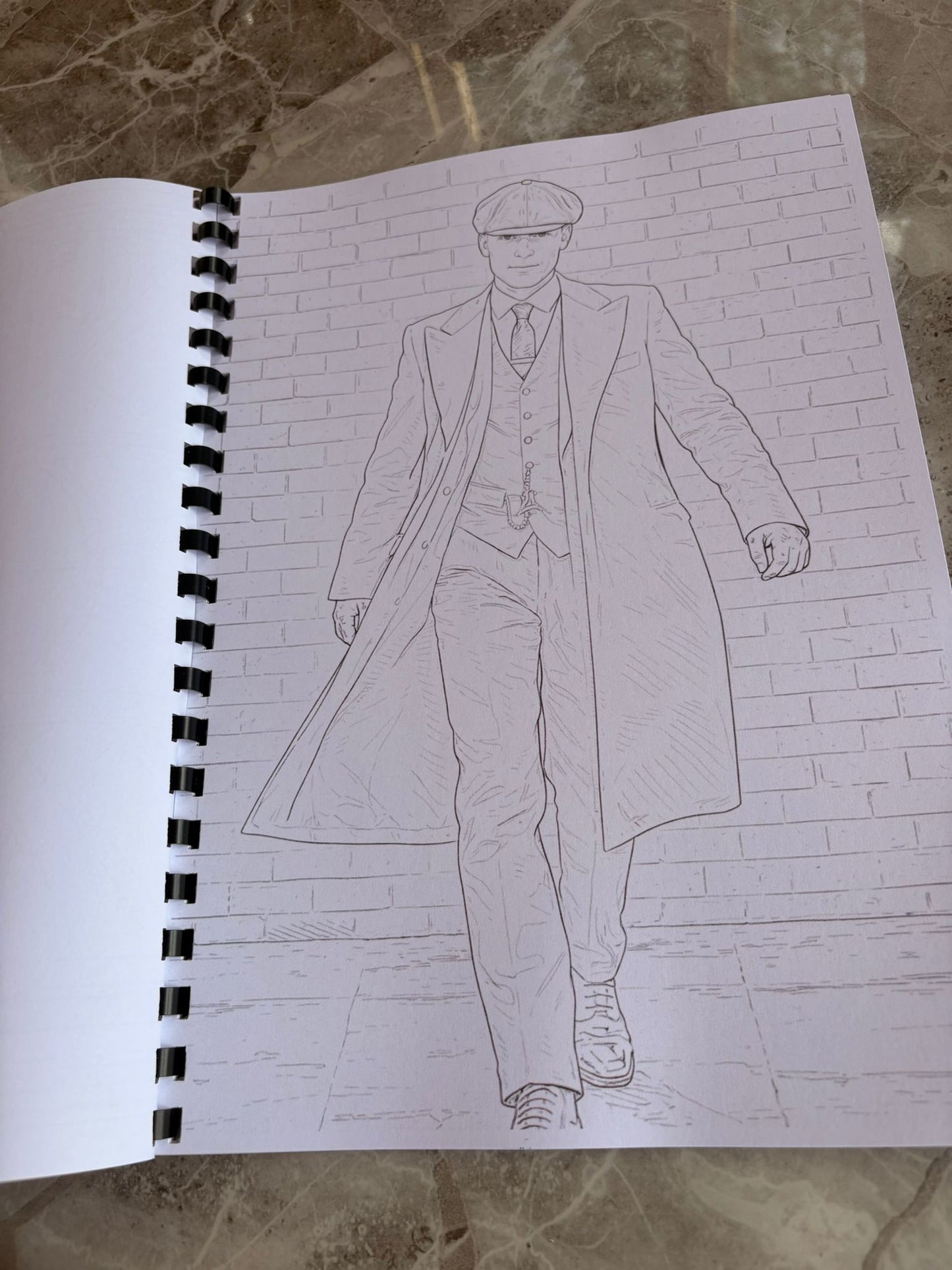 Peaky Blinders Inspired Colouring Book