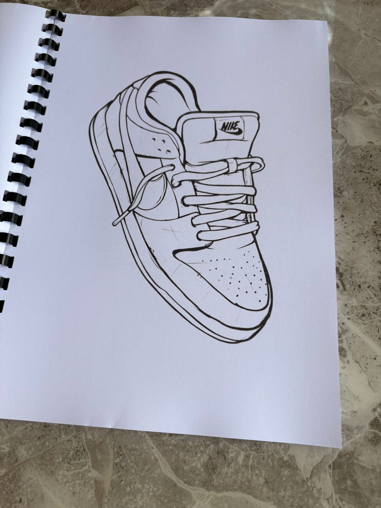 Trainers Colouring Book