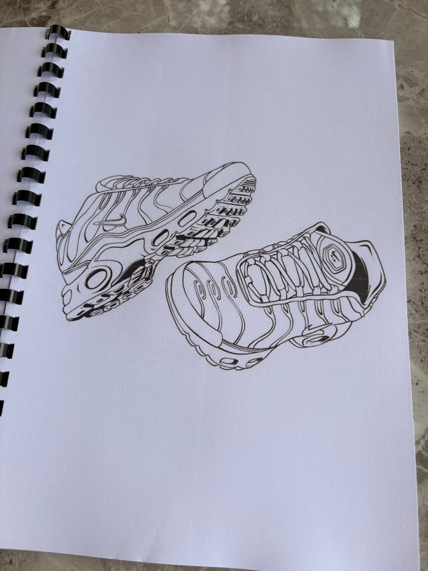 Trainers Colouring Book