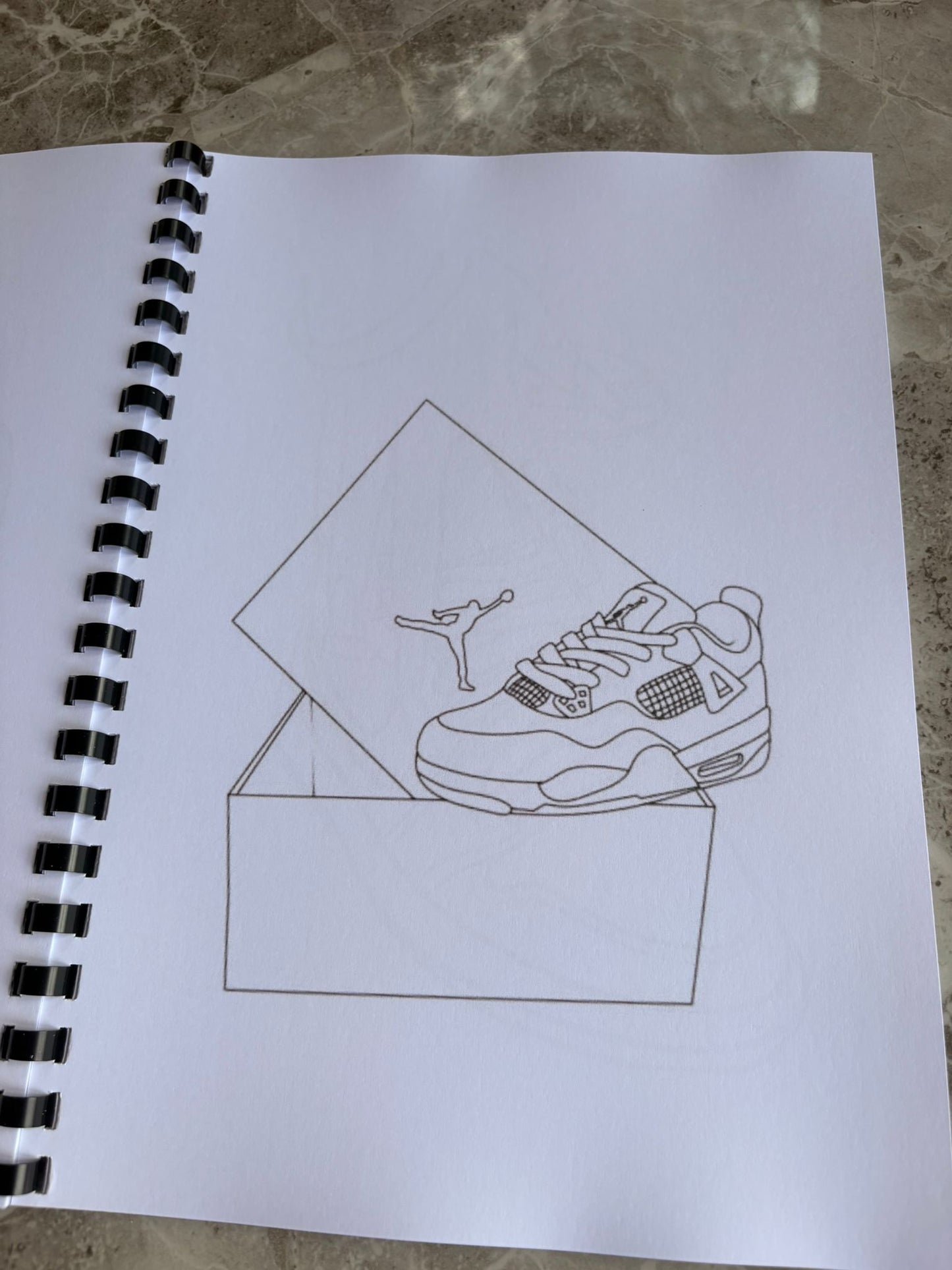 Trainers Colouring Book