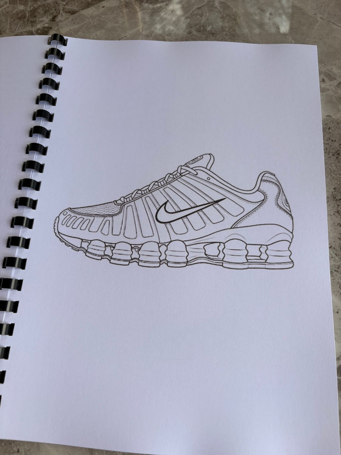 Trainers Colouring Book