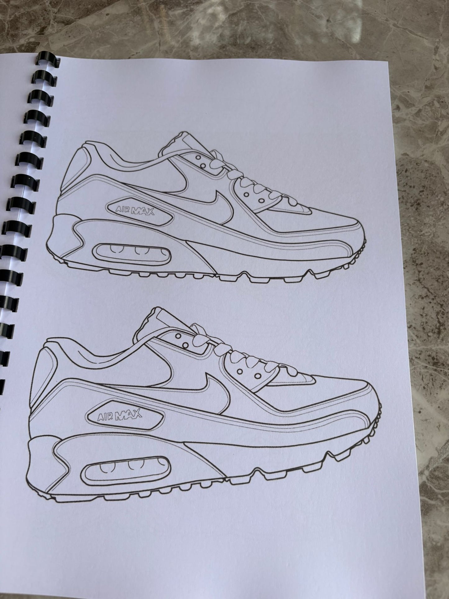 Trainers Colouring Book