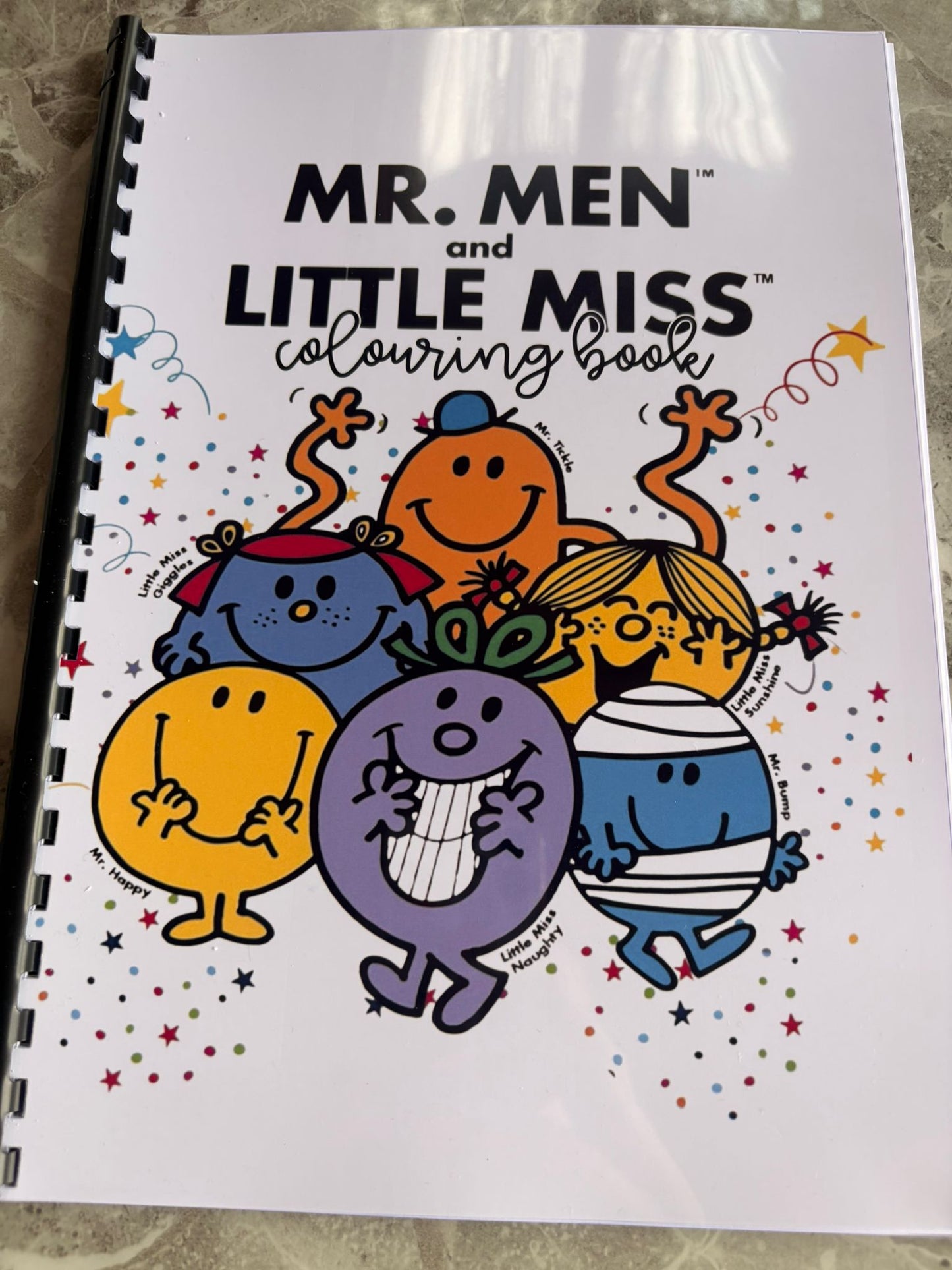 Mr Men & Little Miss Inspired Colouring Book