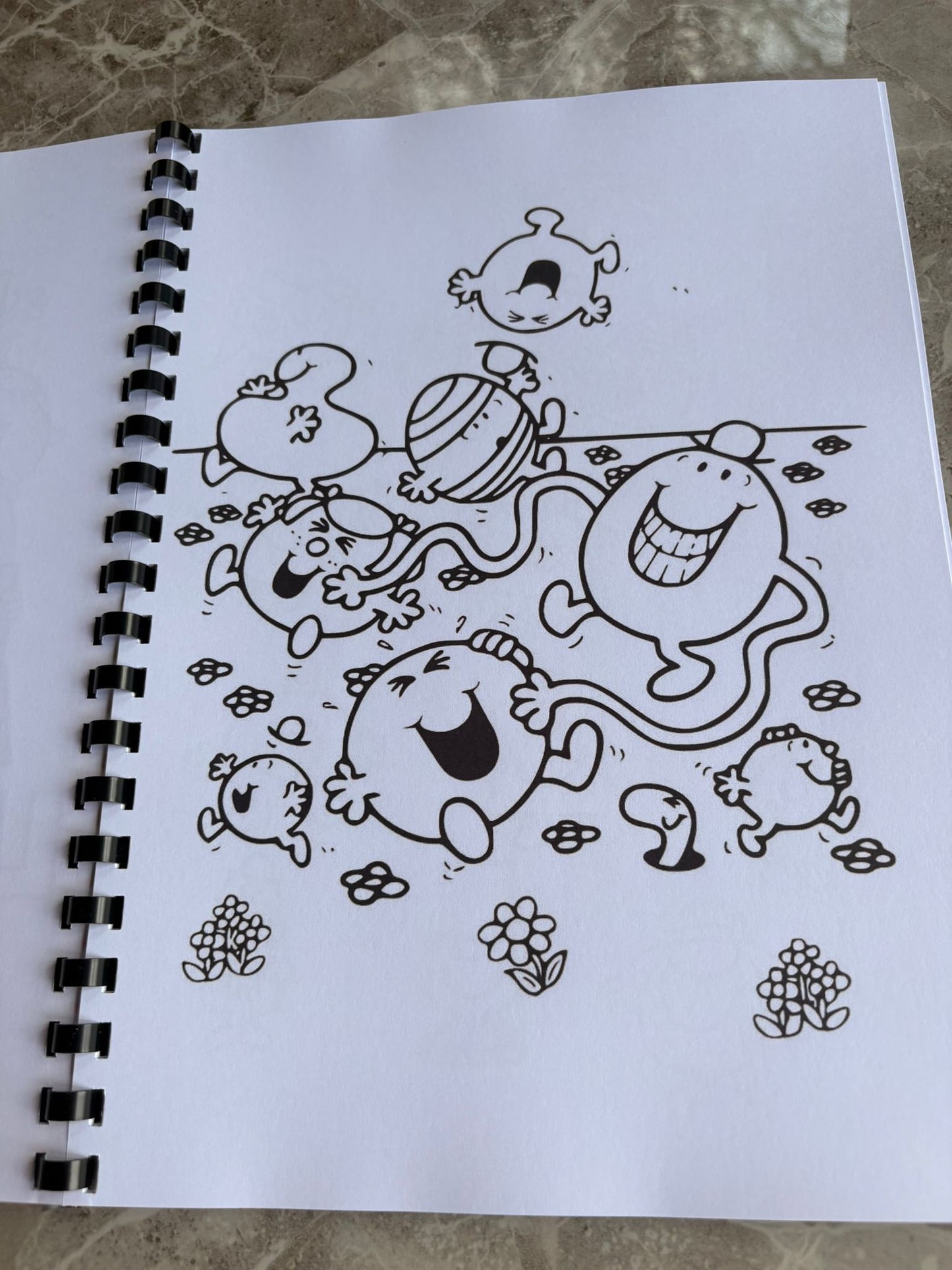 Mr Men & Little Miss Inspired Colouring Book