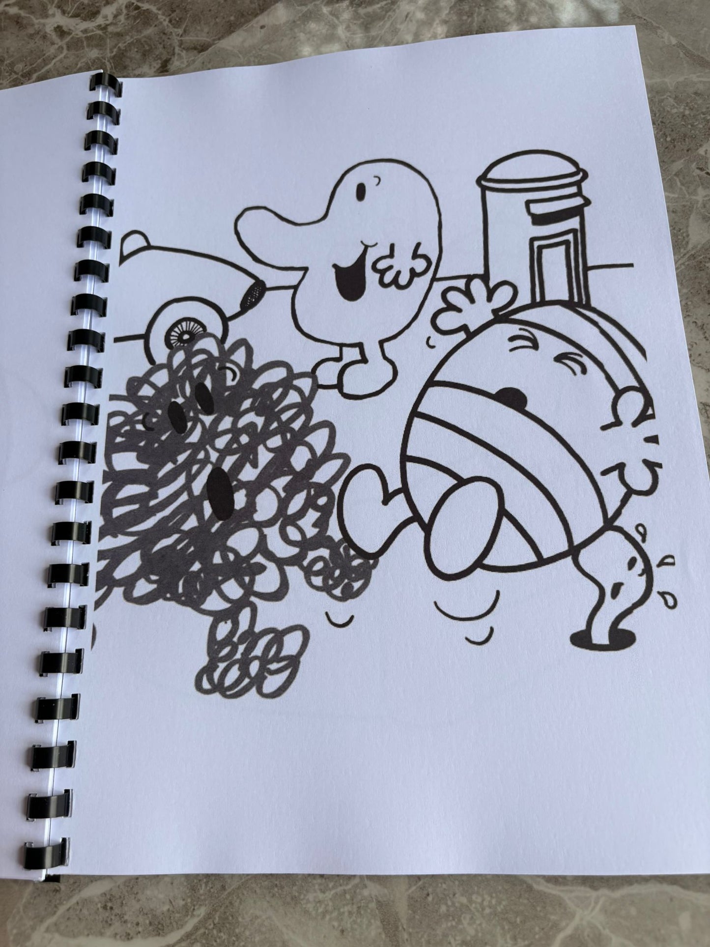 Mr Men & Little Miss Inspired Colouring Book