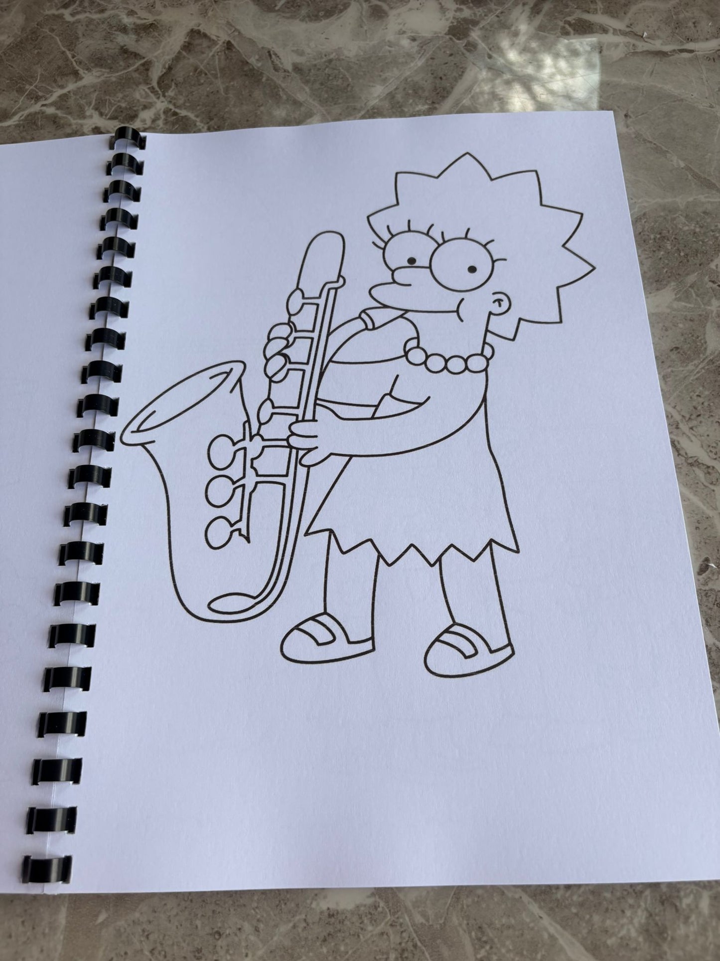 Simpsons Inspired Colouring Book