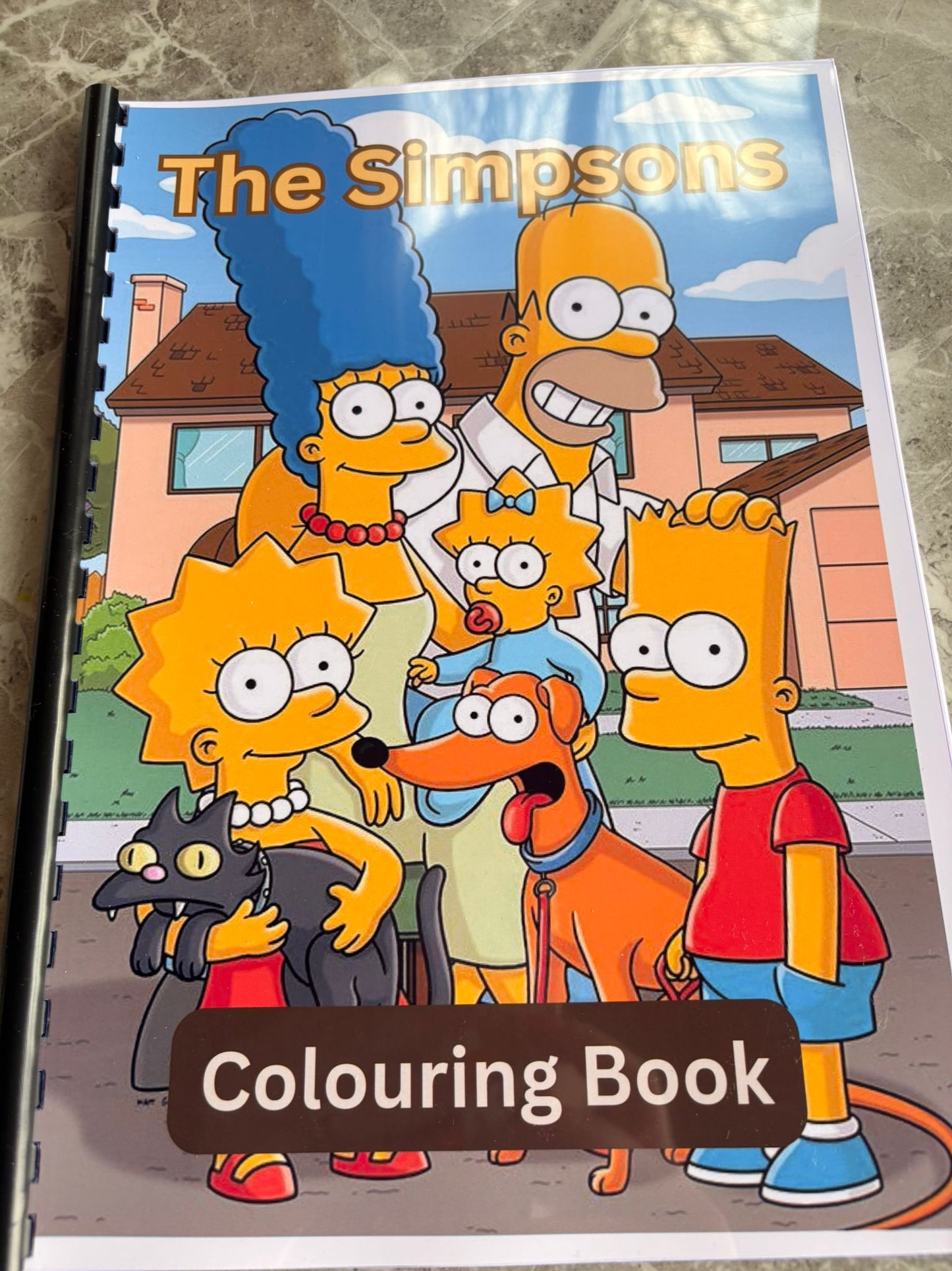 Simpsons Inspired Colouring Book