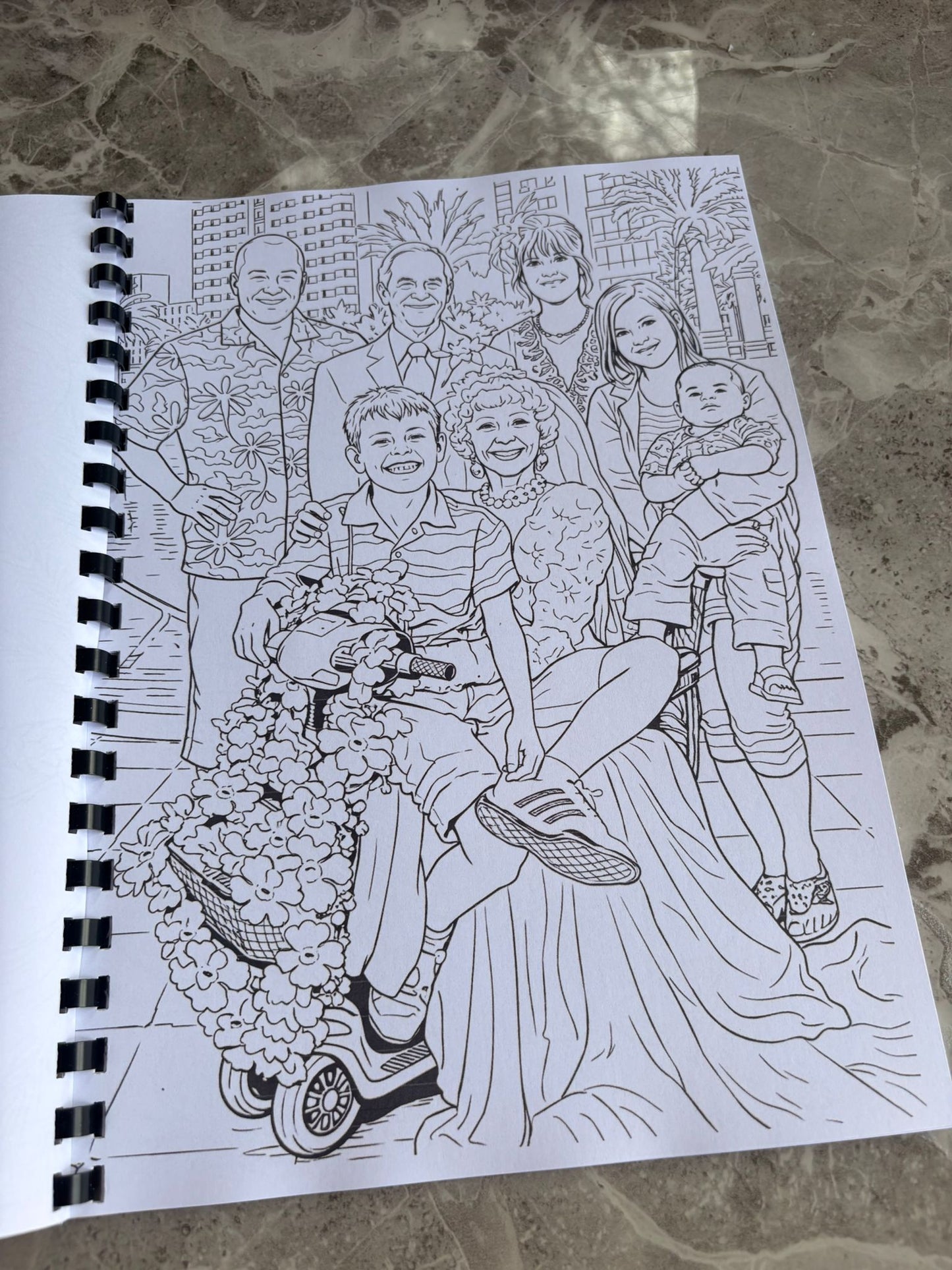 Benidorm Inspired Colouring Book