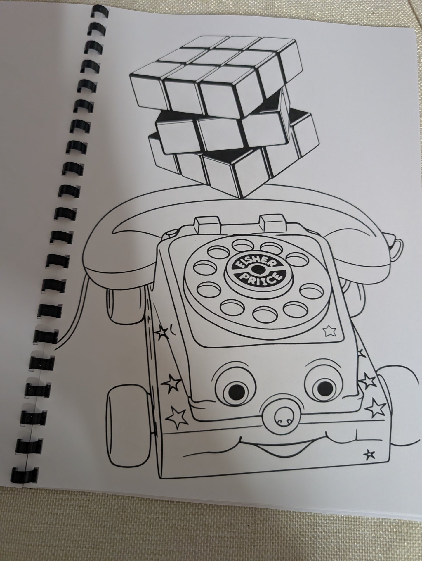 90s Nostalgia Colouring Book