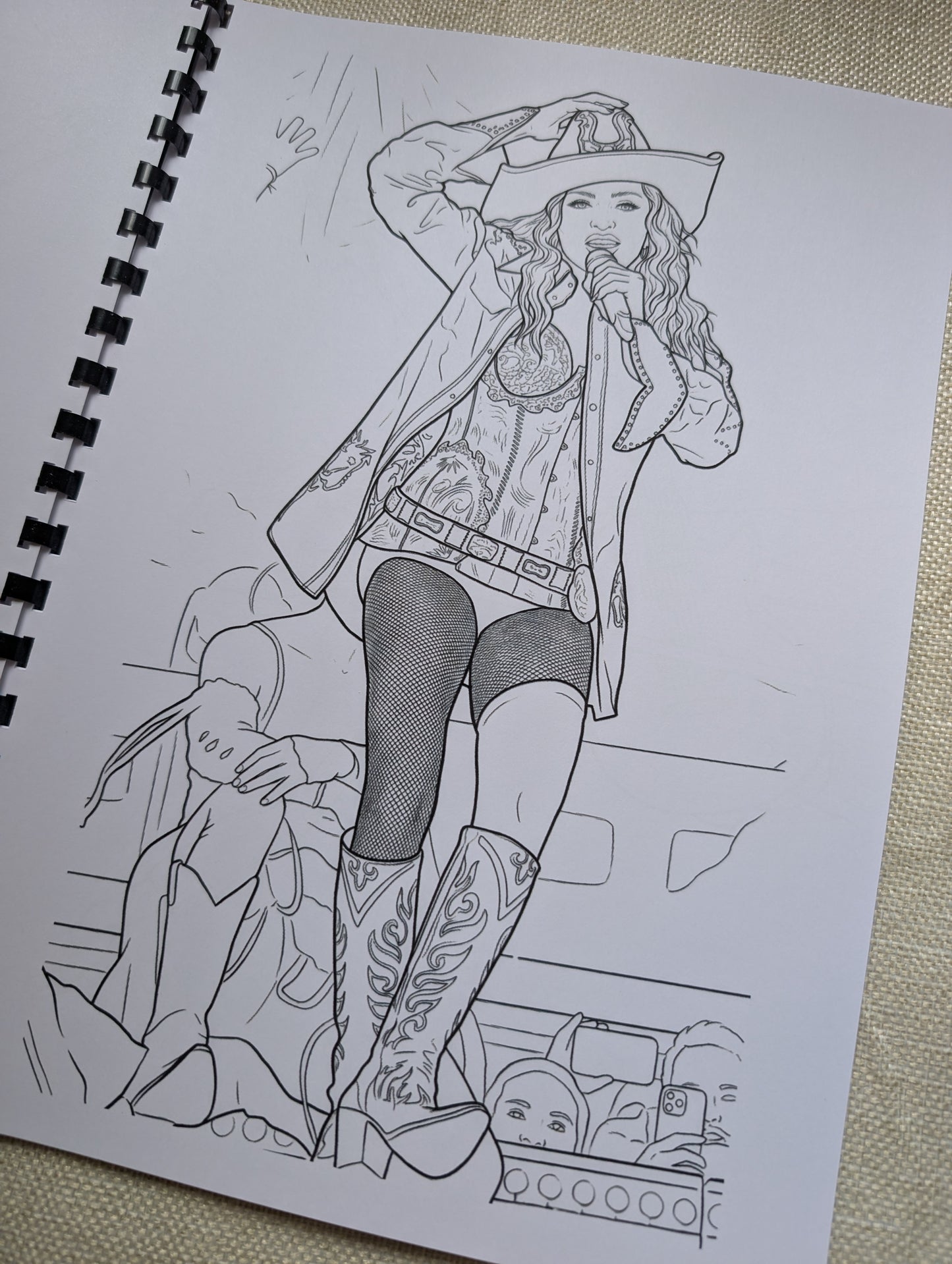 Madonna Colouring Book – Inspired Pop Icon Colouring Book | 20+ Pages Celebrating a Music Legend