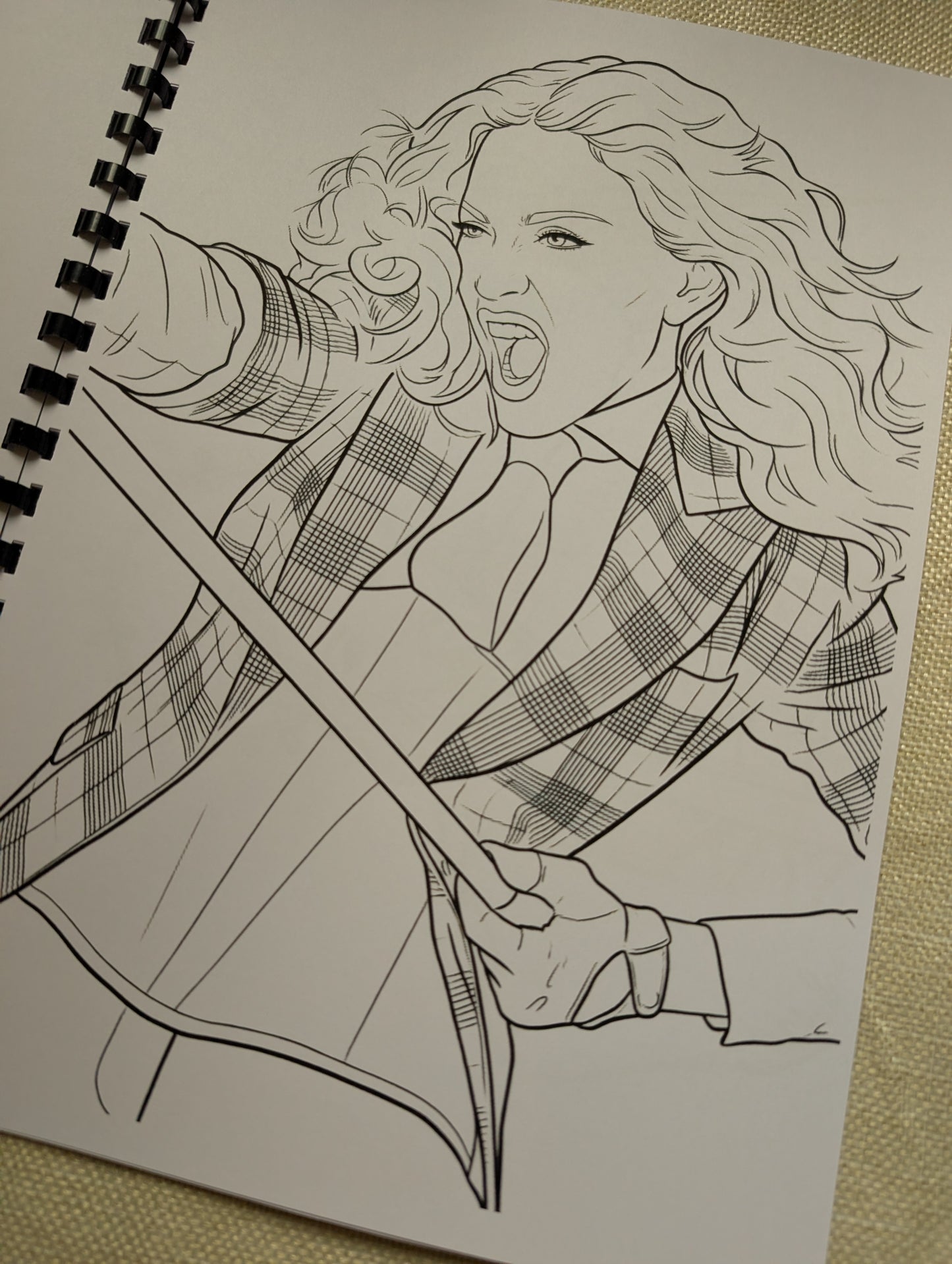 Madonna Colouring Book – Inspired Pop Icon Colouring Book | 20+ Pages Celebrating a Music Legend