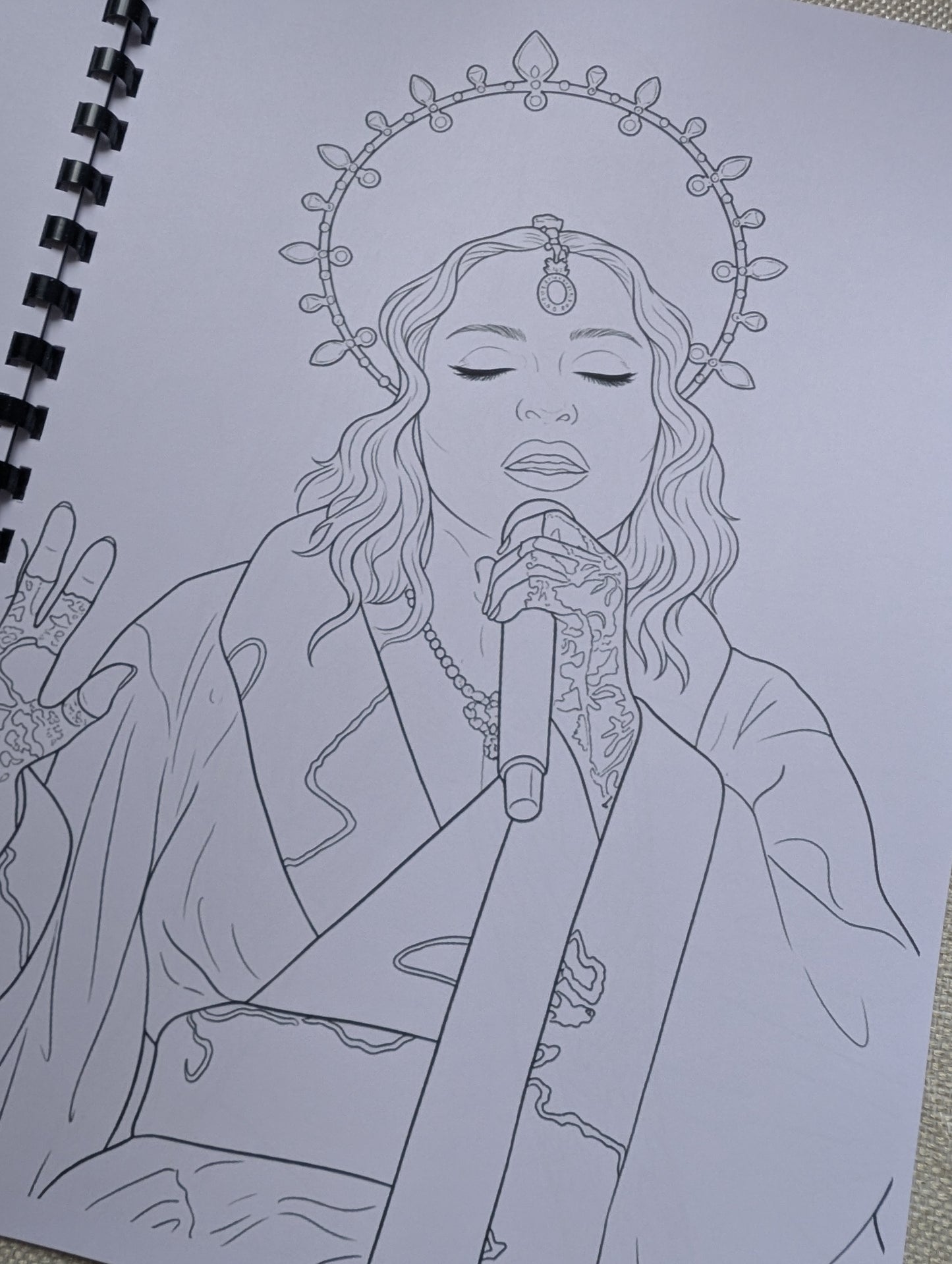 Madonna Colouring Book – Inspired Pop Icon Colouring Book | 20+ Pages Celebrating a Music Legend