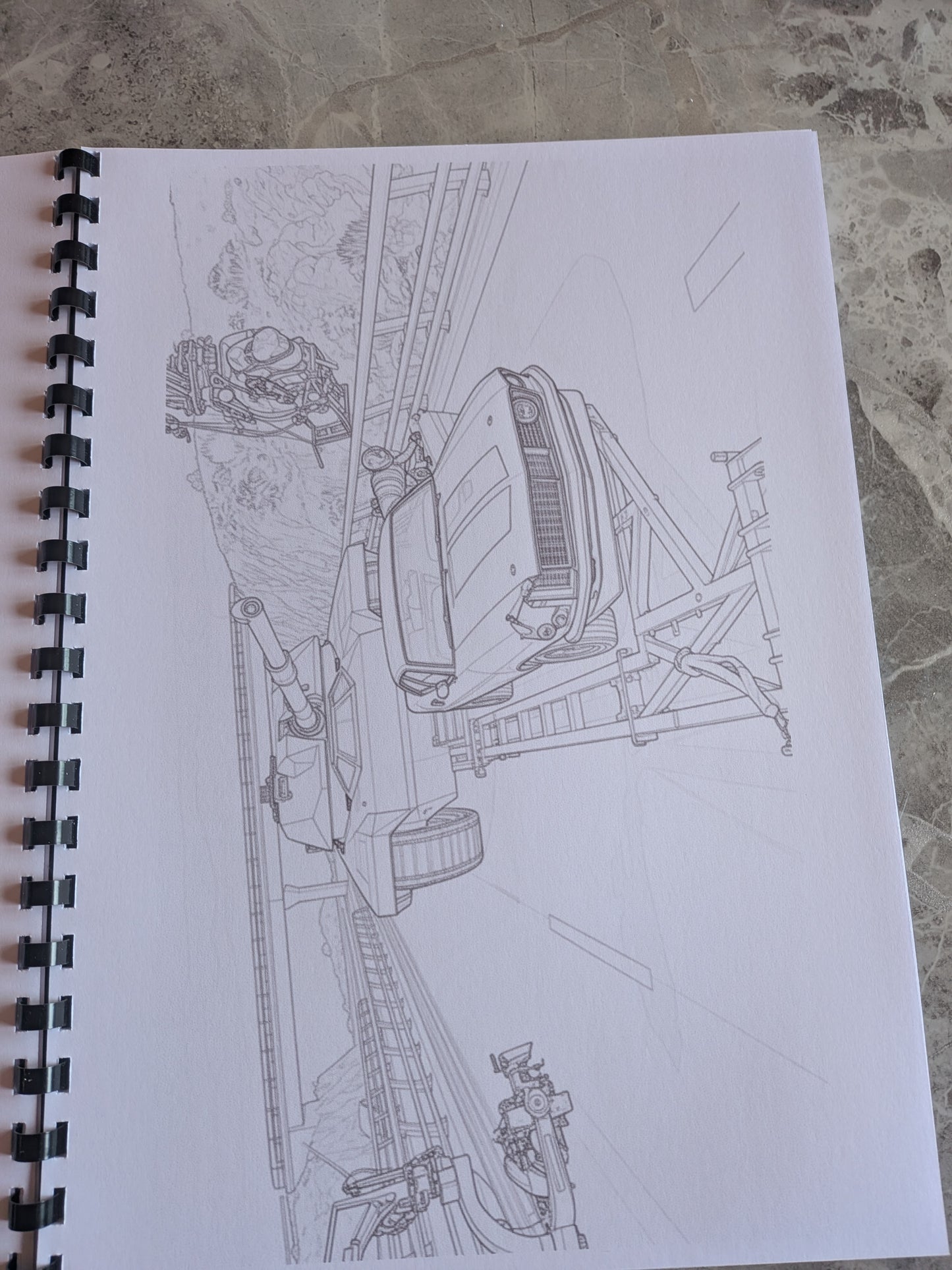 Fast Cars & Street Racing Inspired Colouring Book | A4 Car Activity Book