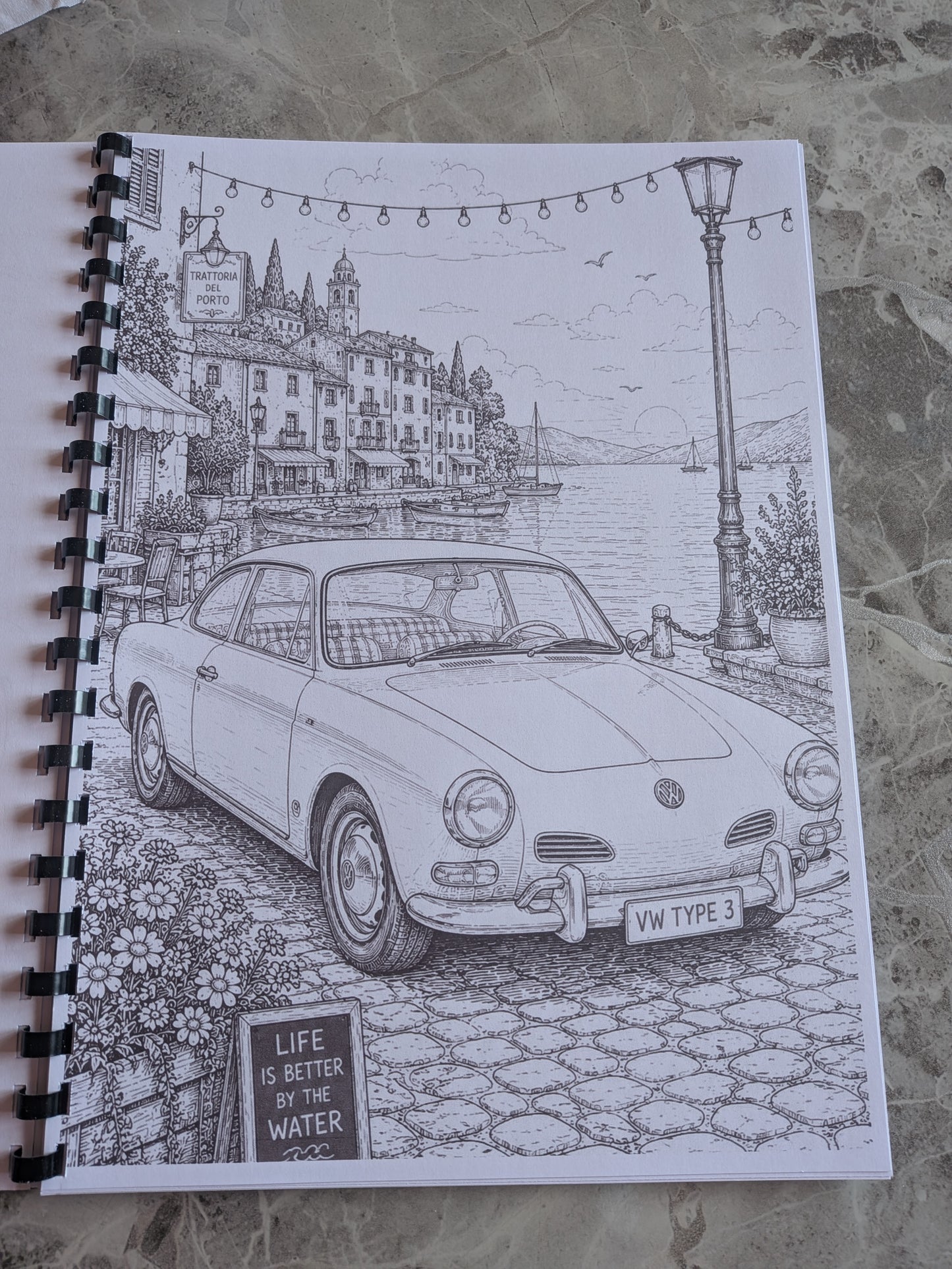 VW Fans Colouring Book | Campervan & Classic Car Activity Book