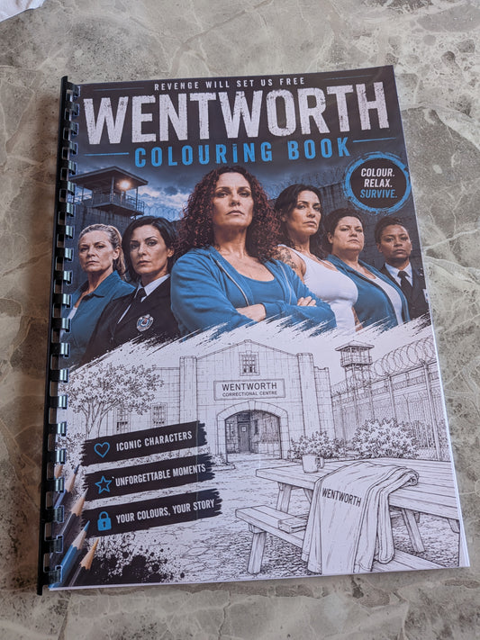 Wentworth Women’s Prison Drama Inspired Colouring Book | TV Series Activity Book