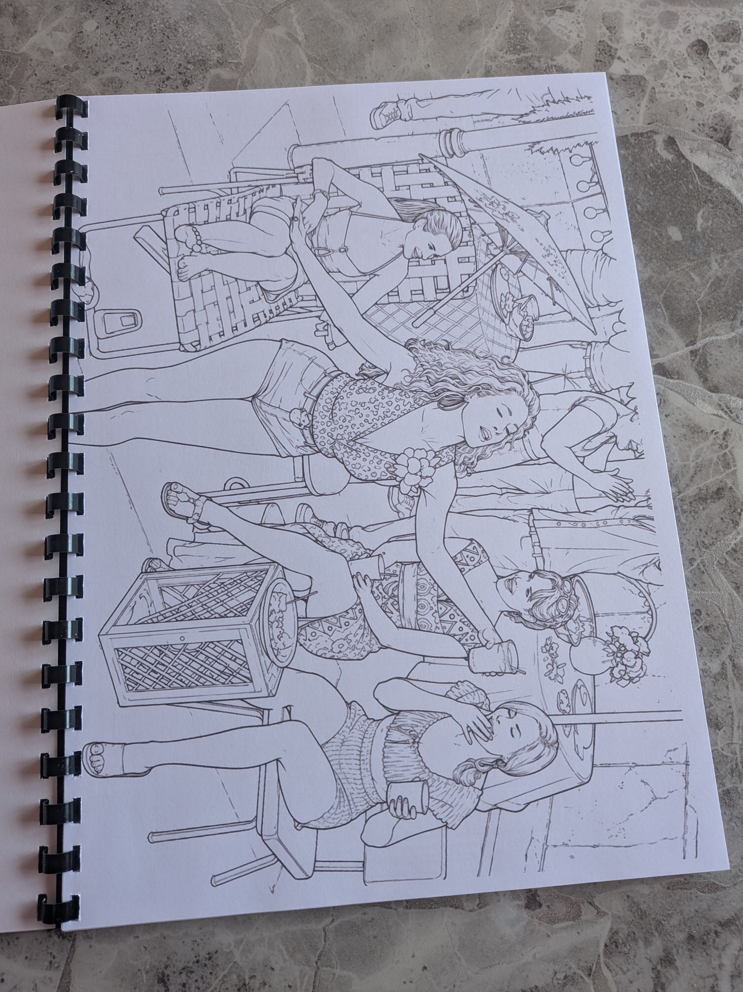 Sex in the City Girls Inspired Colouring Book | Fashion & Friendship Activity Book