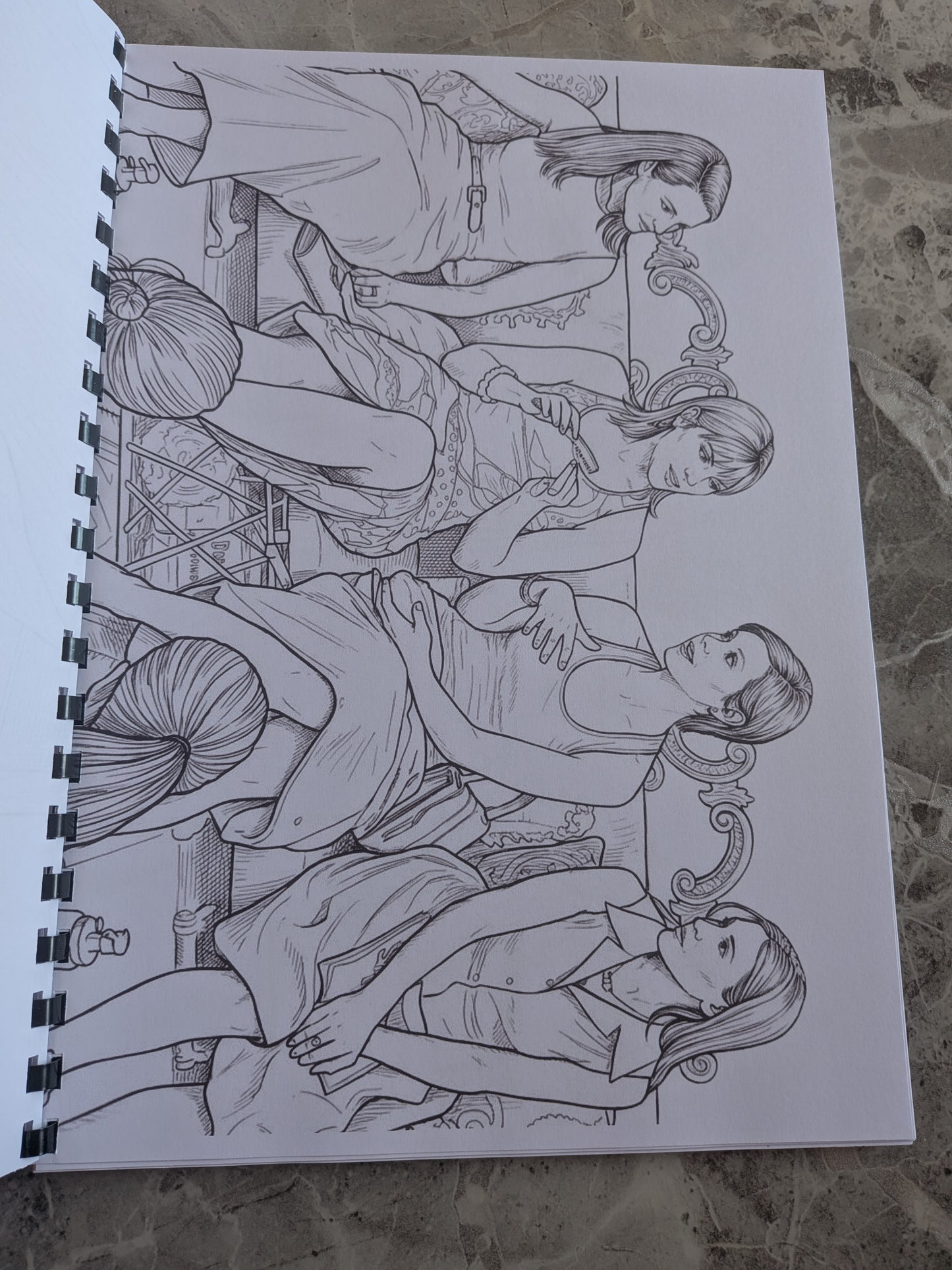 Sex in the City Girls Inspired Colouring Book | Fashion & Friendship Activity Book