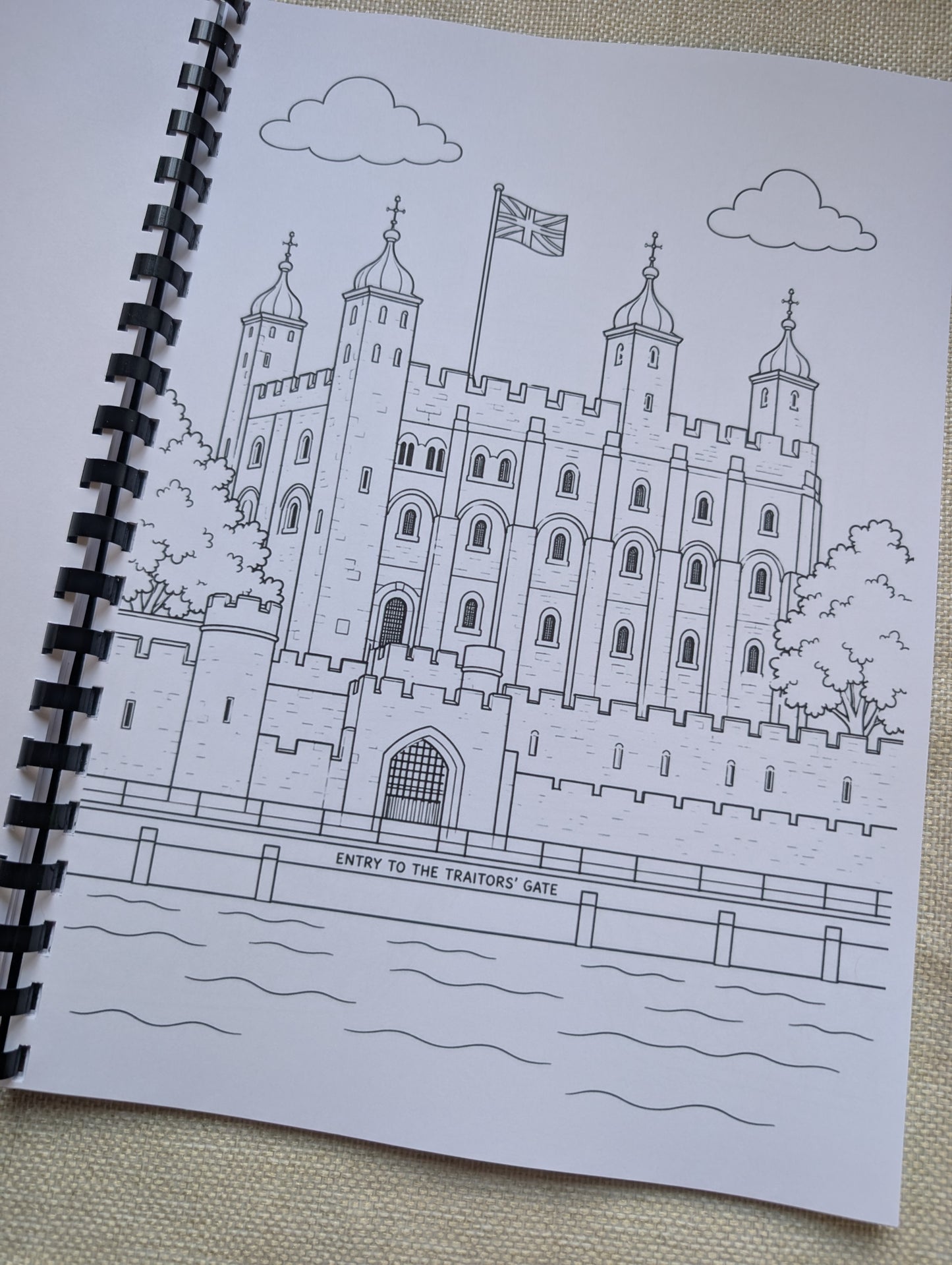 London Landmarks Colouring Book – Famous London Sights & Attractions | 20+ Iconic UK Colouring Pages