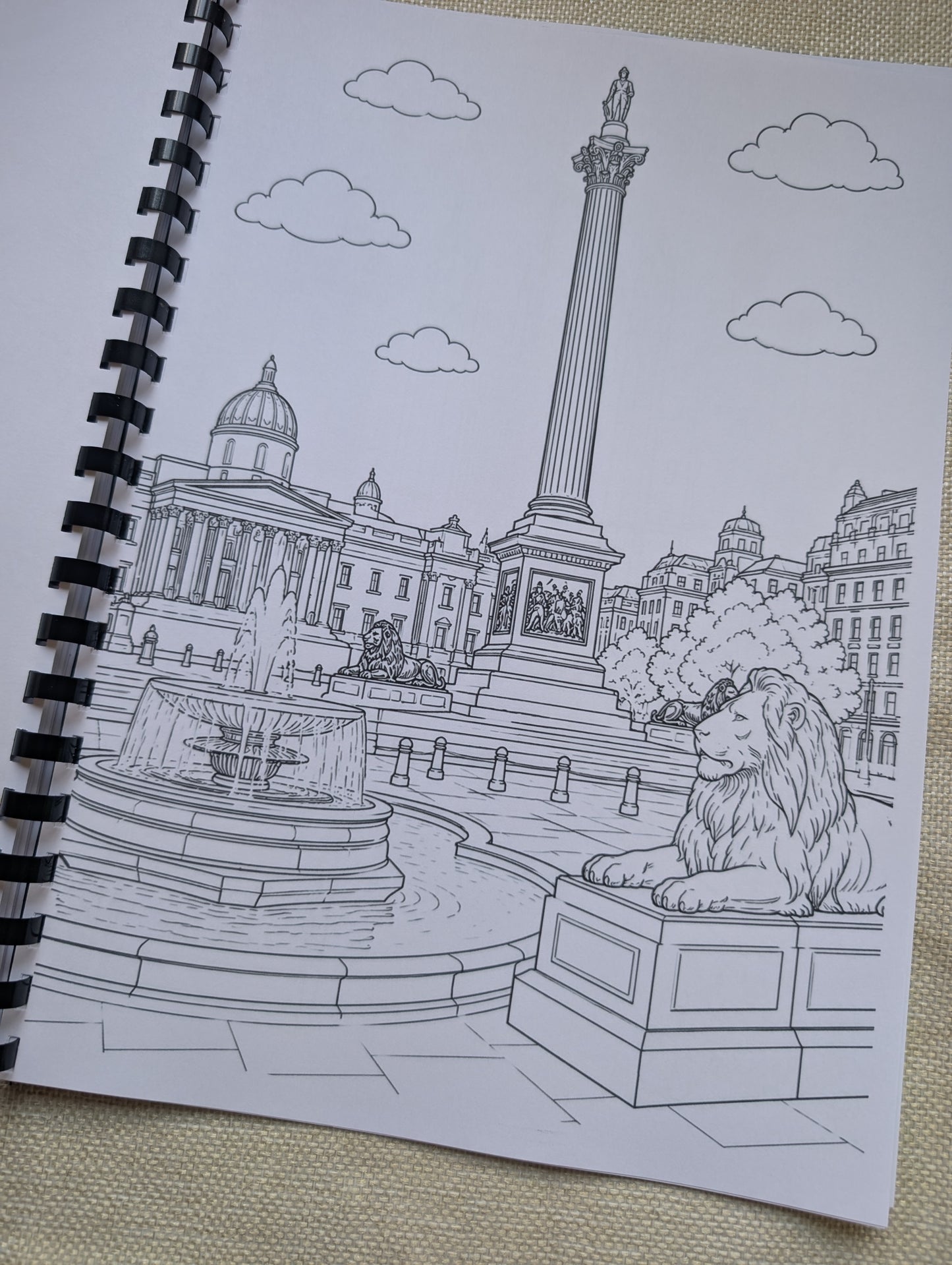 London Landmarks Colouring Book – Famous London Sights & Attractions | 20+ Iconic UK Colouring Pages