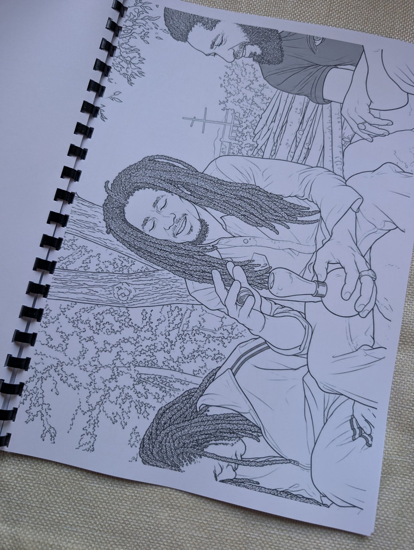 Bob Marley Colouring Book – Inspired Reggae Legend Colouring Book | 20+ Pages Celebrating an Iconic Music Pioneer