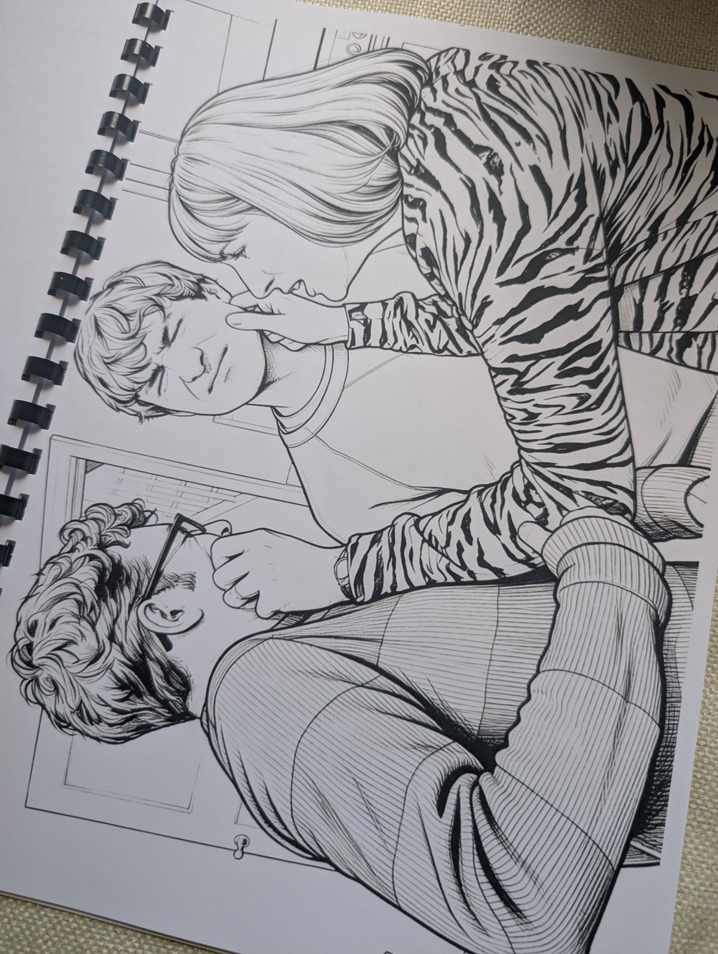 Friday Night Dinner Colouring Book | British Comedy TV Series Inspired A4 Colouring Book