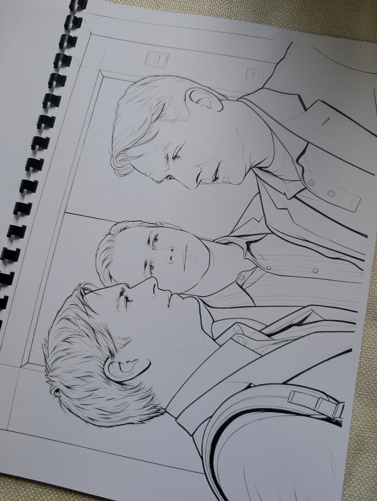 NCIS Gibbs Team Colouring Book | Crime Drama TV Series Inspired A4 Colouring Book