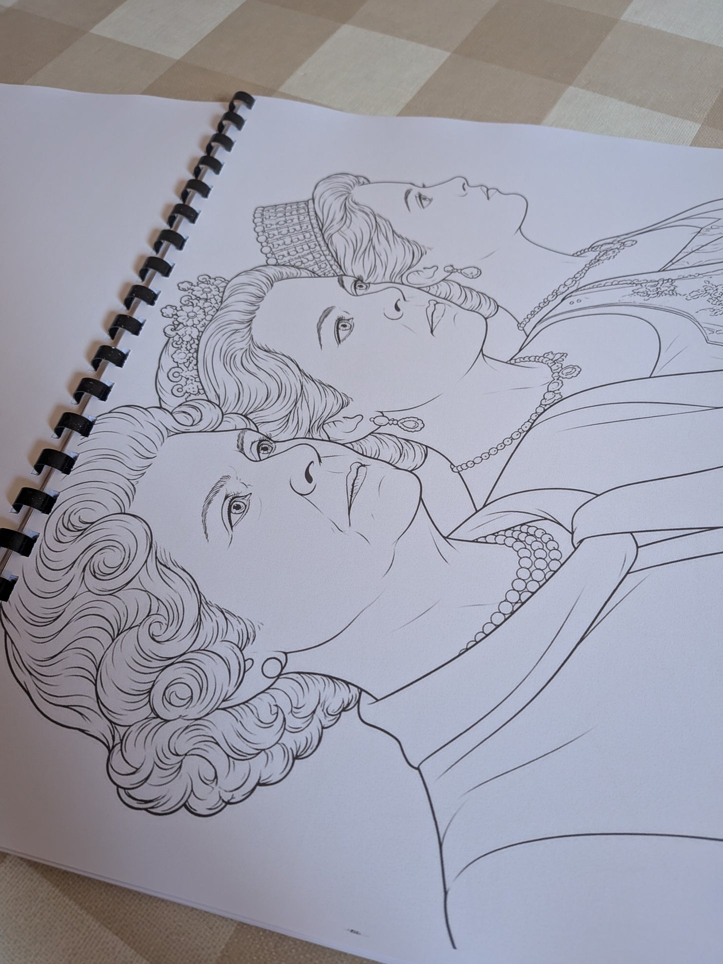 The Crown TV Series Colouring Book | Royal Family Inspired Colouring Book | A4 Fan Art Colouring Book