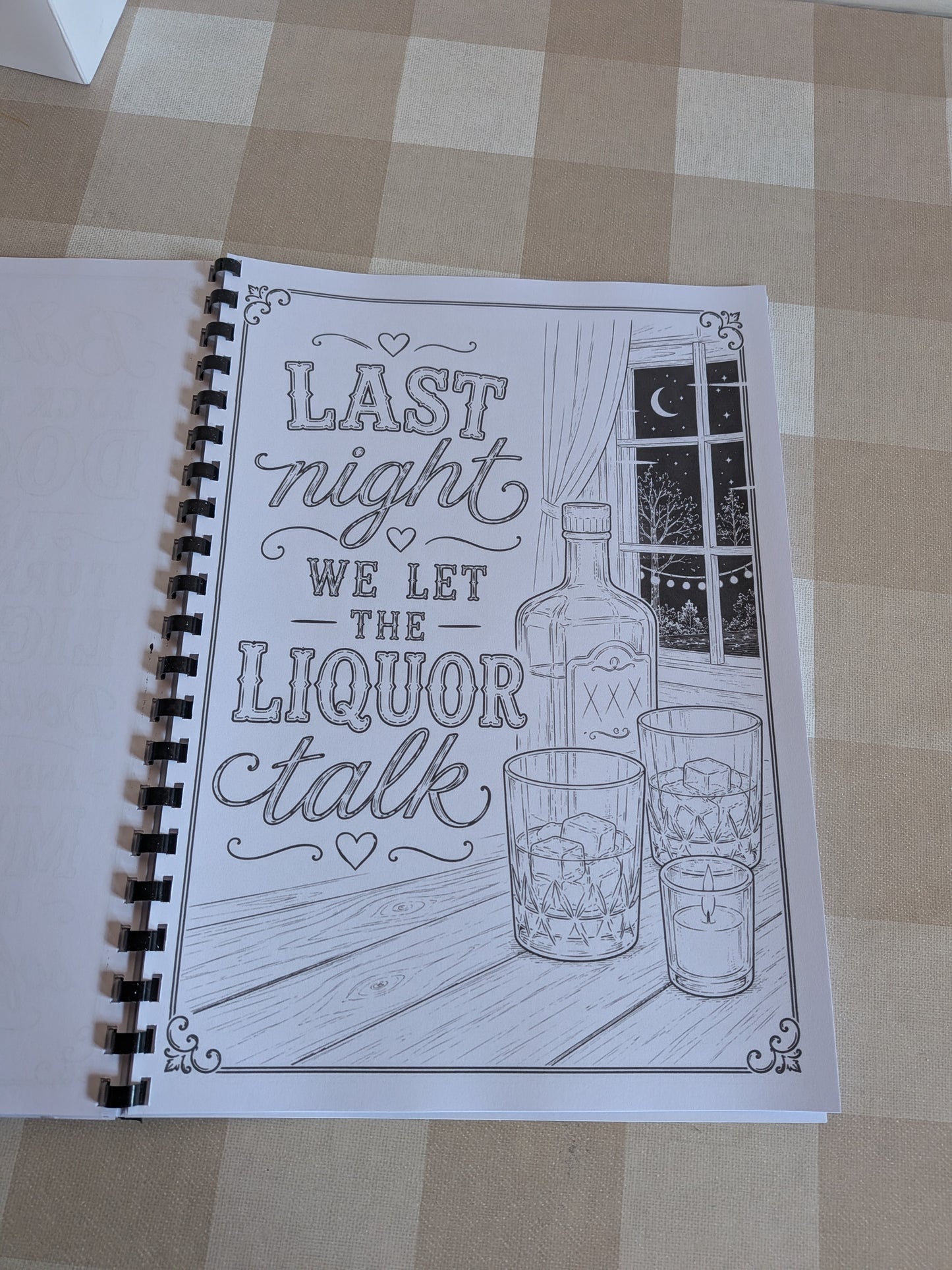 Country Lyrics Colouring Book | Country Music Inspired Colouring Book | A4 Country Fan Colouring Book