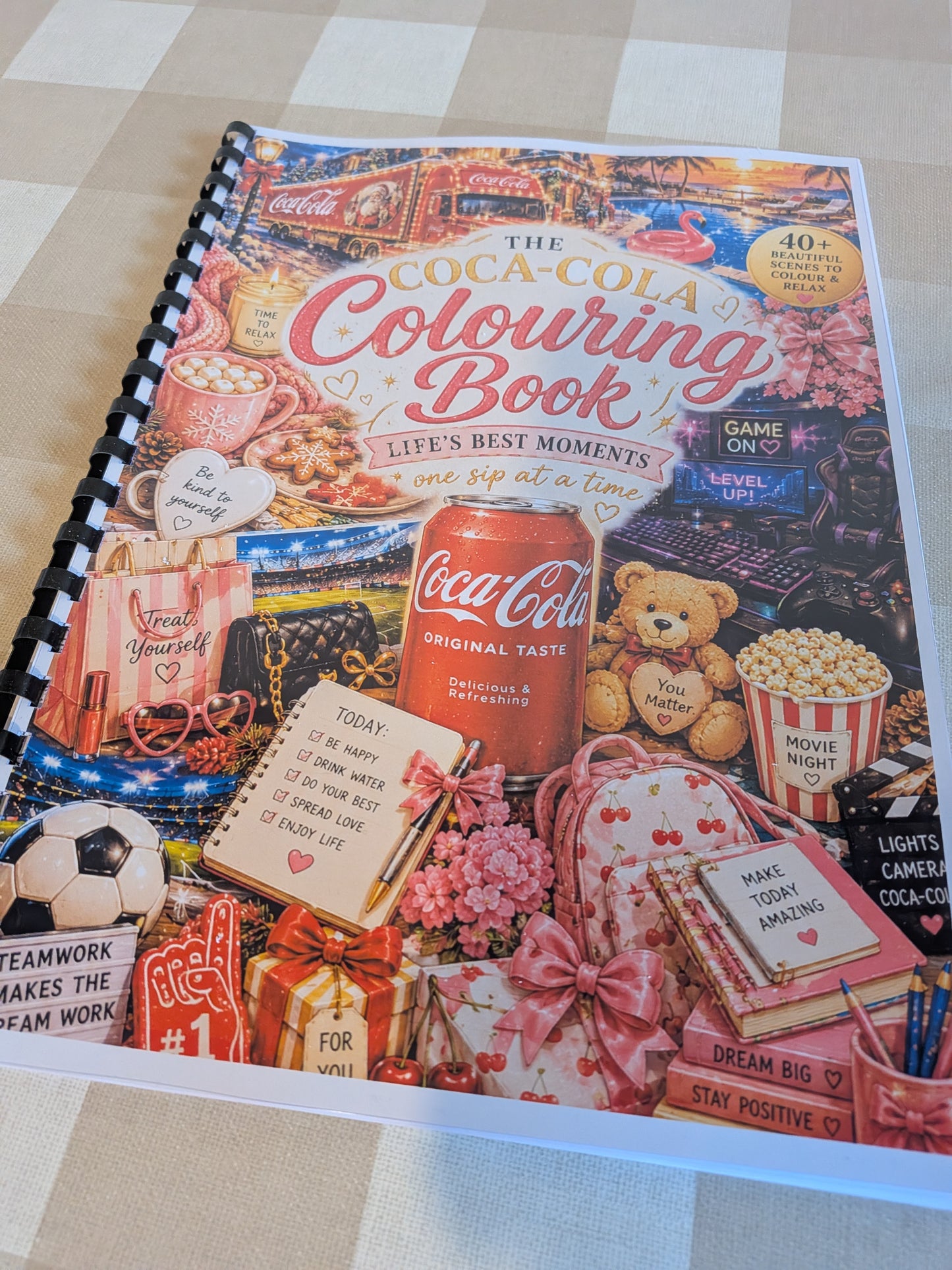 Coke Inspired Colouring Book