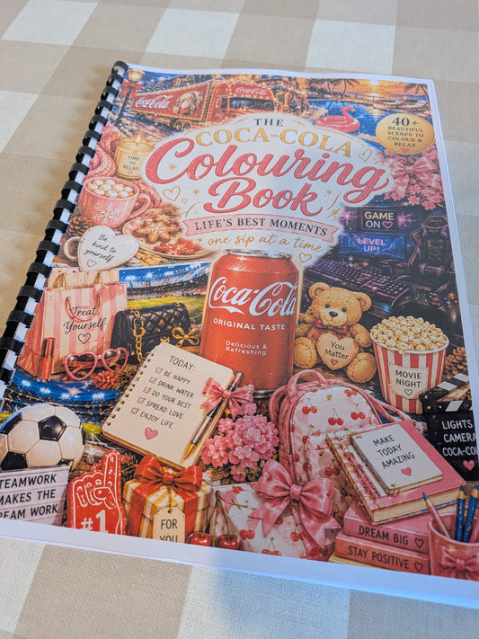 Coke Inspired Colouring Book