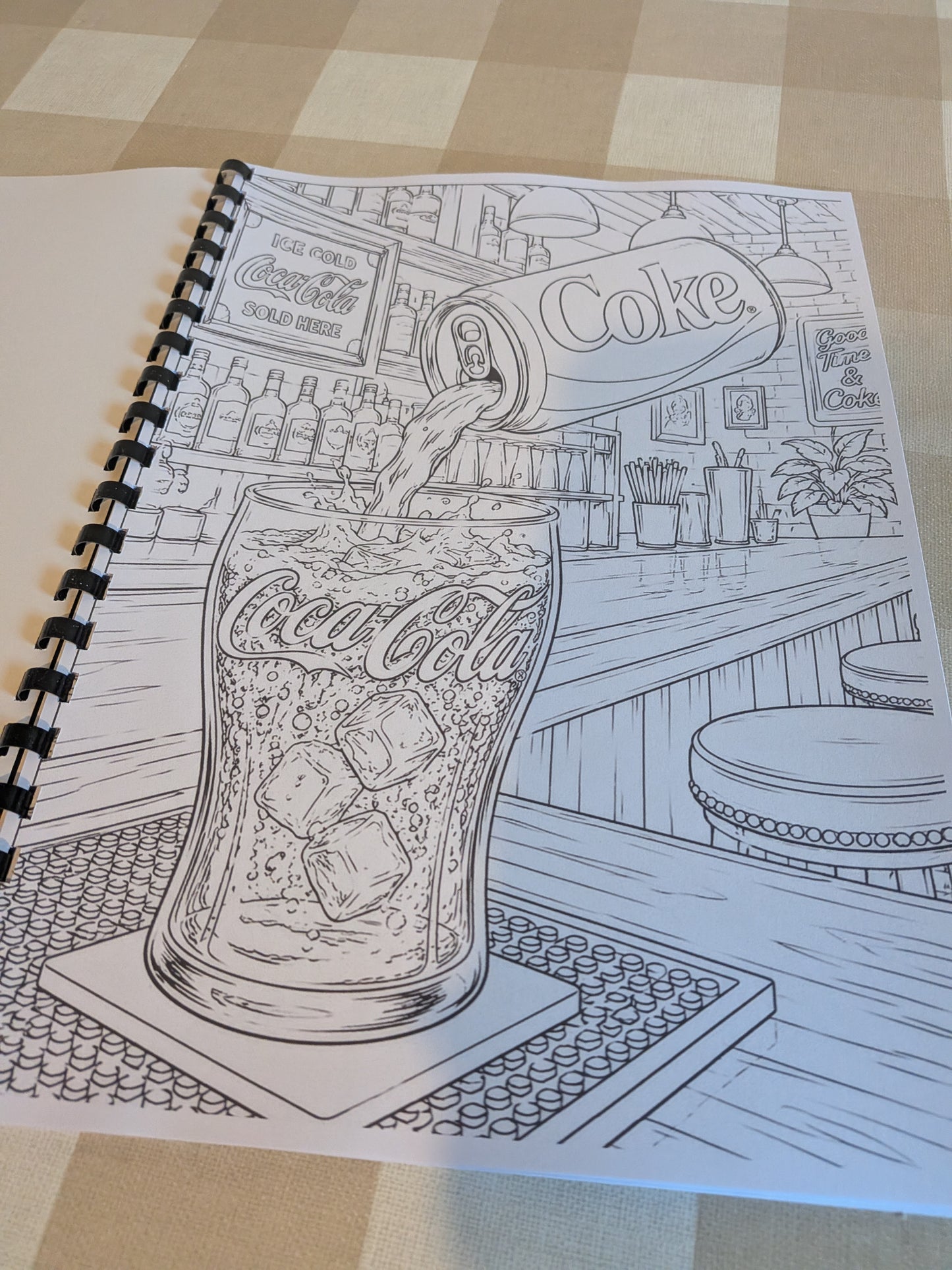 Coke Inspired Colouring Book